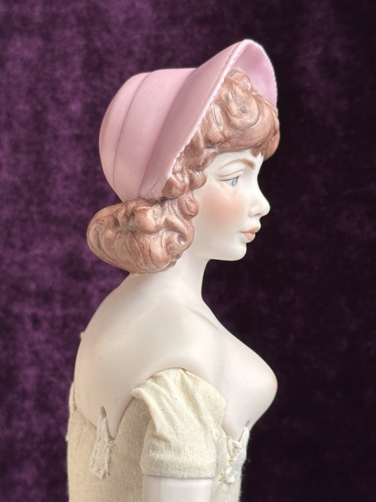 Vintage Porcelain Artist Pinkie and Blue Boy Dolls by Artist Clara Wade