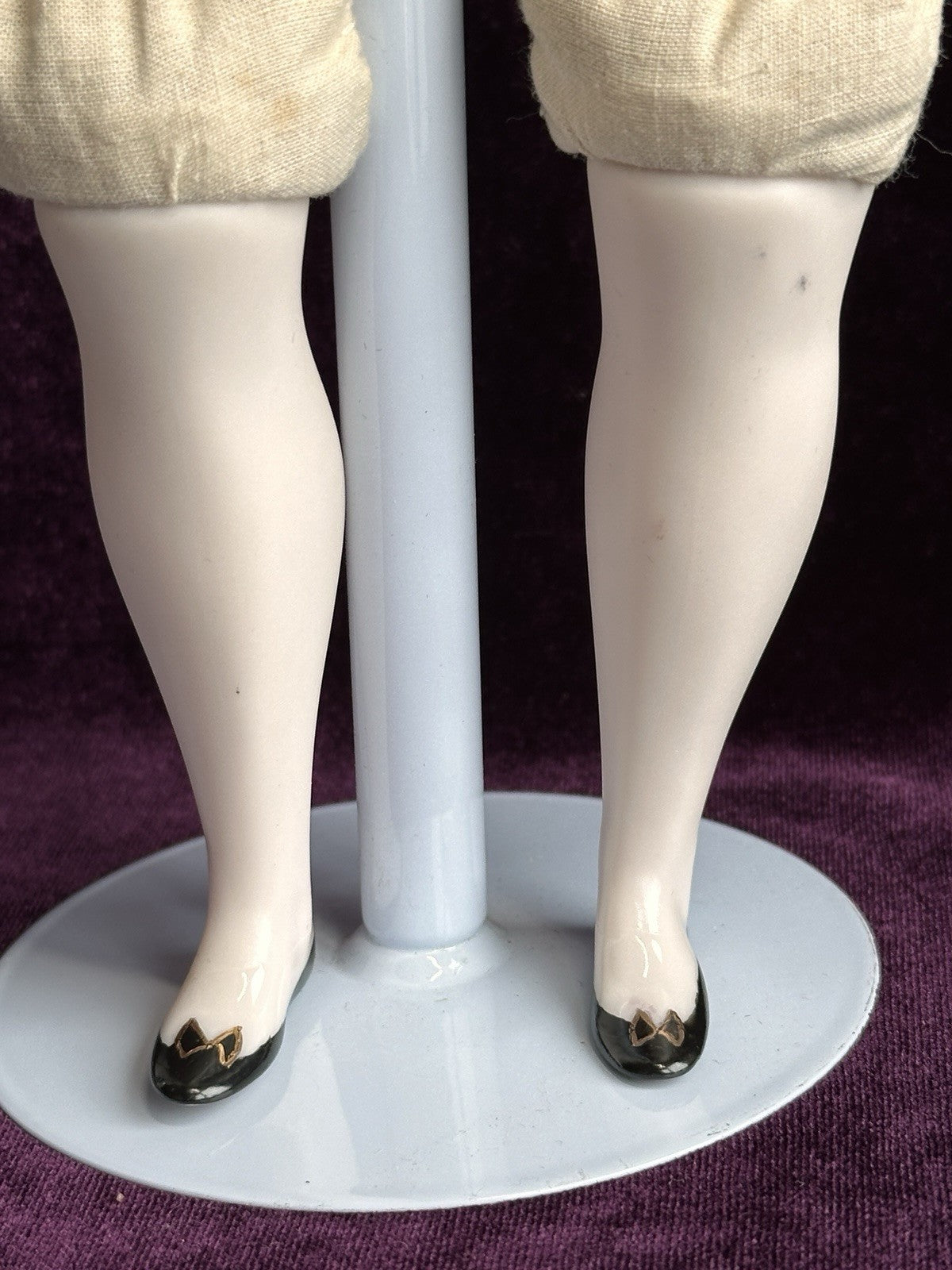 Vintage Porcelain Artist Pinkie and Blue Boy Dolls by Artist Clara Wade
