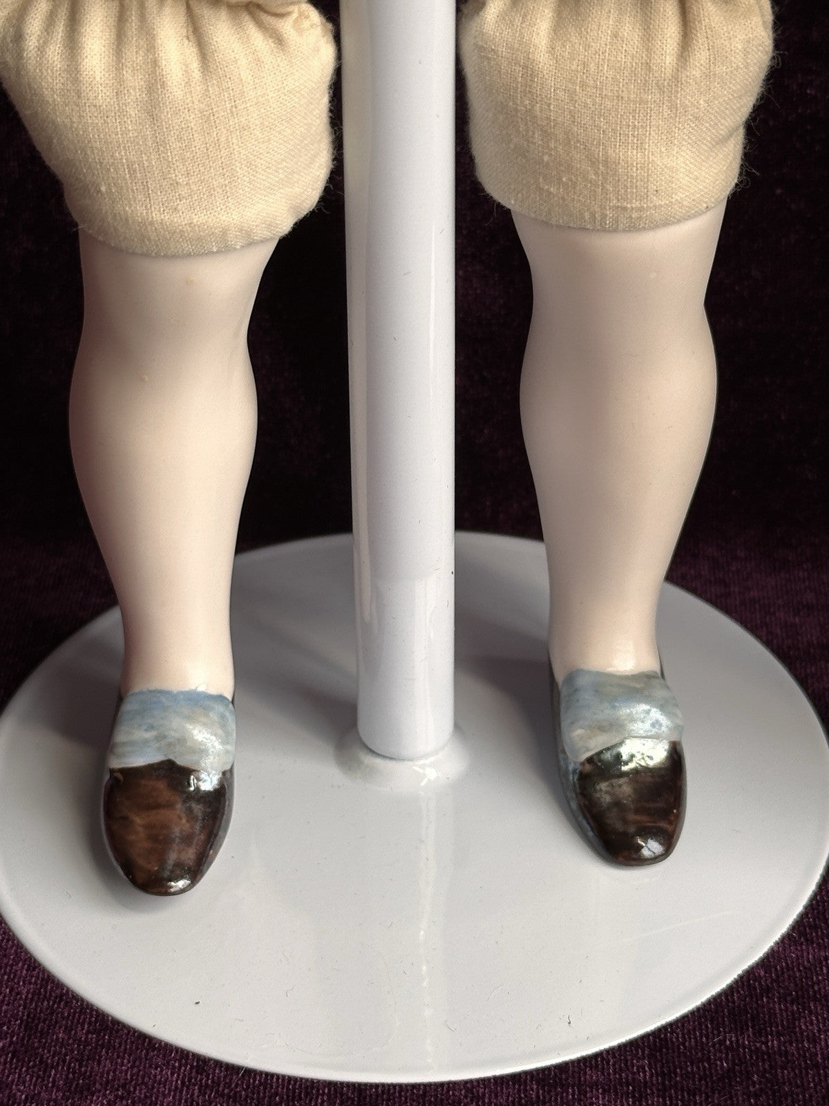 Vintage Porcelain Artist Pinkie and Blue Boy Dolls by Artist Clara Wade