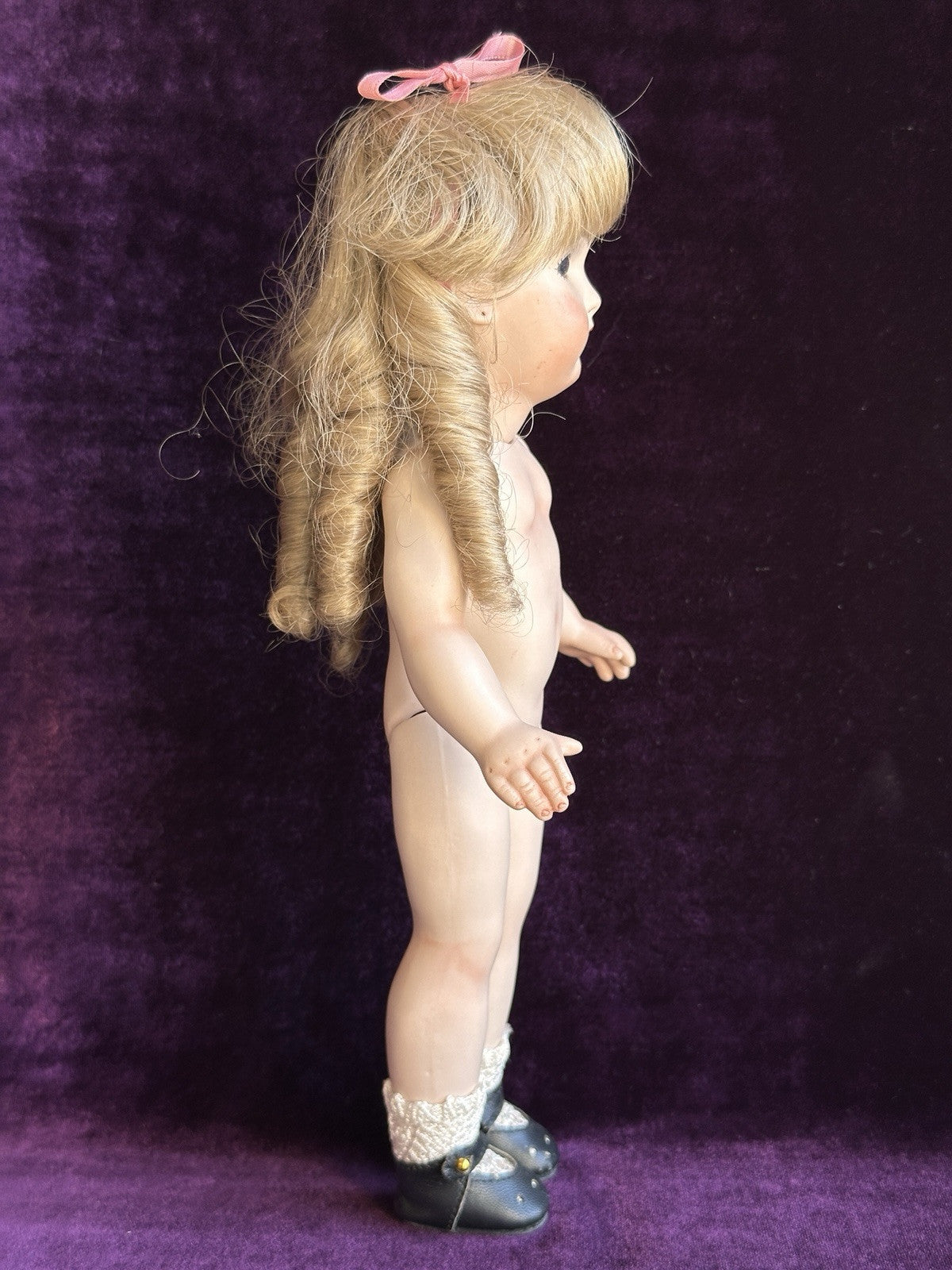 Collectible Porcelain 11.5” Reproduction of Antique German Kestner 171 Doll