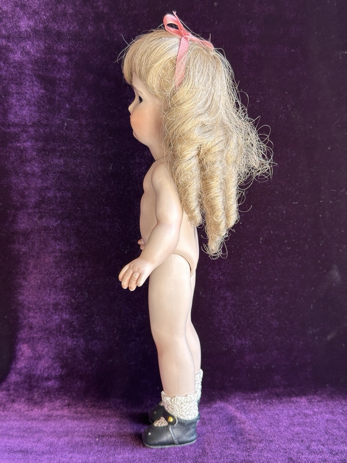 Collectible Porcelain 11.5” Reproduction of Antique German Kestner 171 Doll