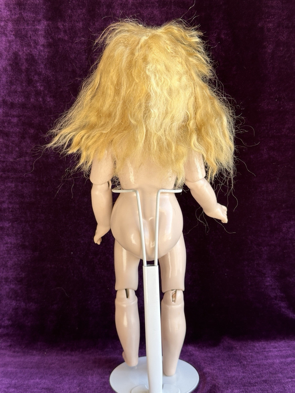 Vintage Porcelain/Composition Reproduction of Antique French Jumeau Doll