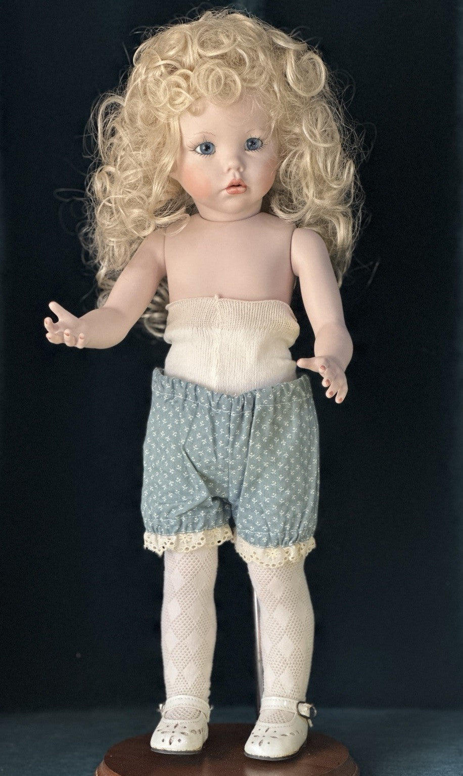 Artist Reproduction Of “Hilary” by Dianna Effner 18” Porcelain Doll