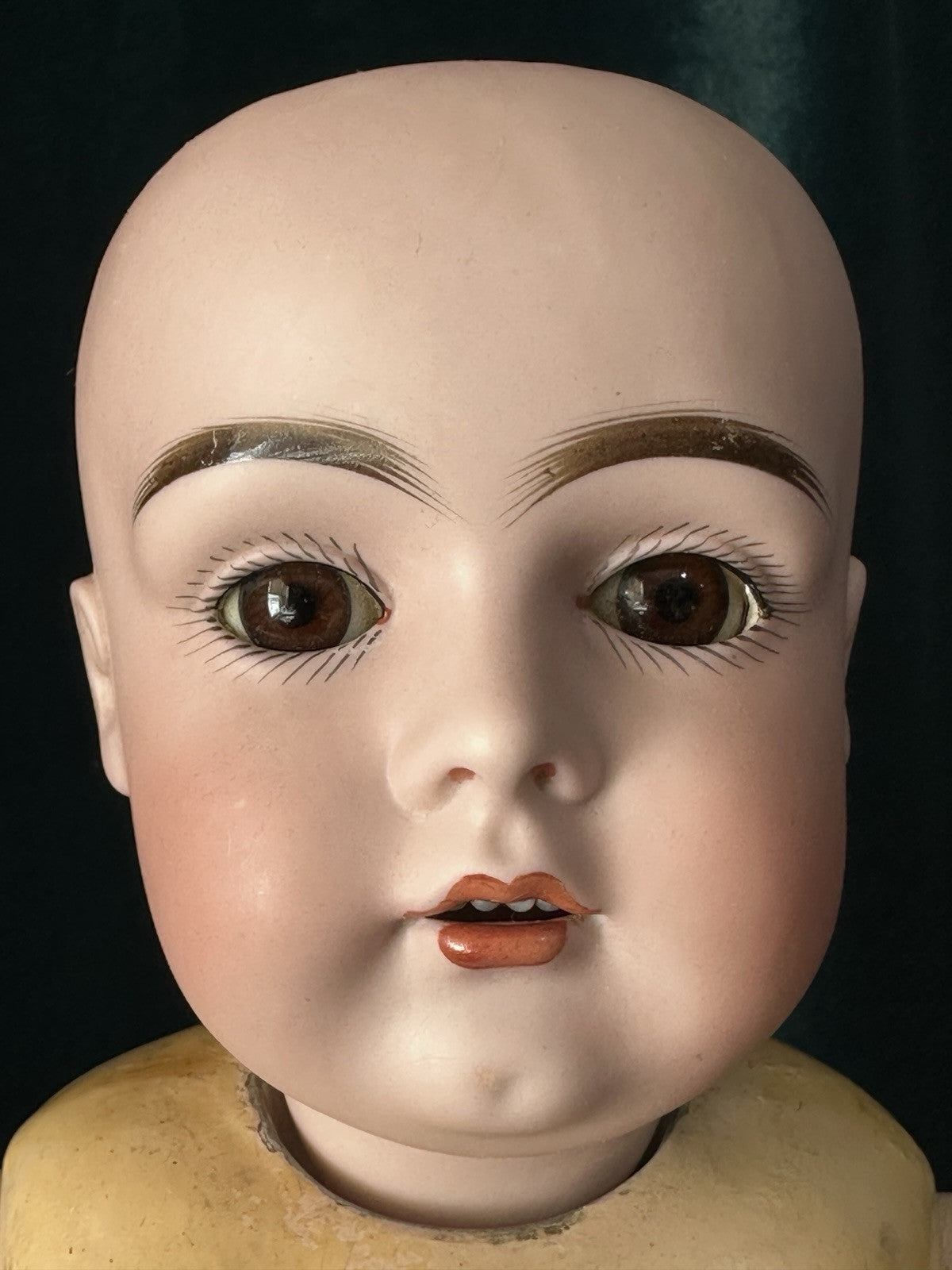 Antique German 19” Kestner 161 Child Doll Bisque Head Composition Body