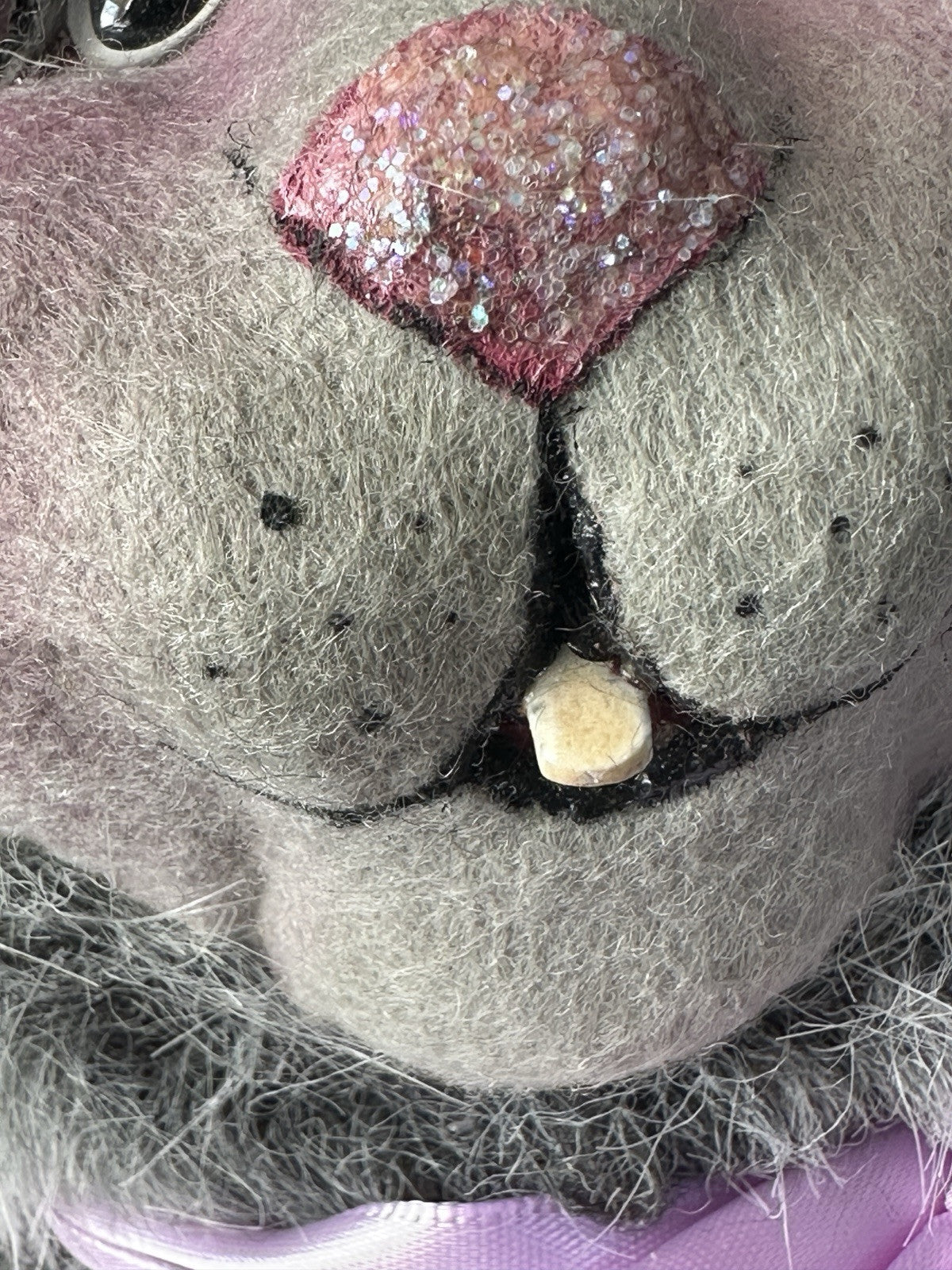 OOAK (?) Artist Handmade 16” Bunny Rabbit Doll Toy