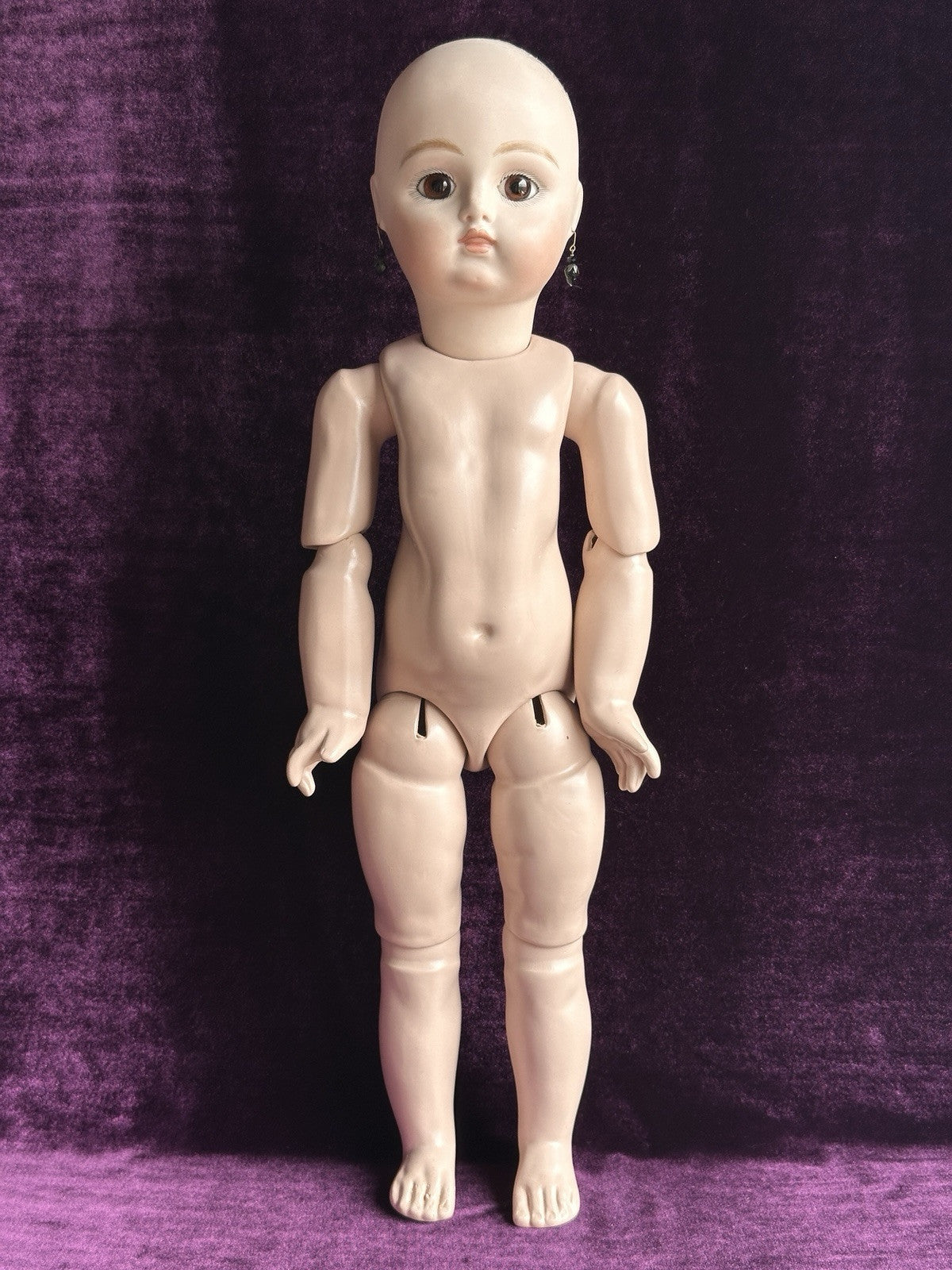 Porcelain 21” Reproduction of Antique French Paris PAN Henri Delecroix Doll