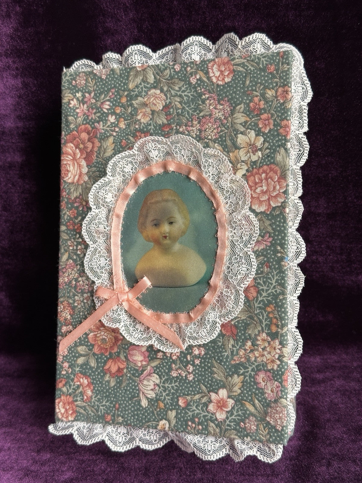 Lot of 2 Vintage Reproduction Miniature Parian Dolls with in Case with Wardrobe