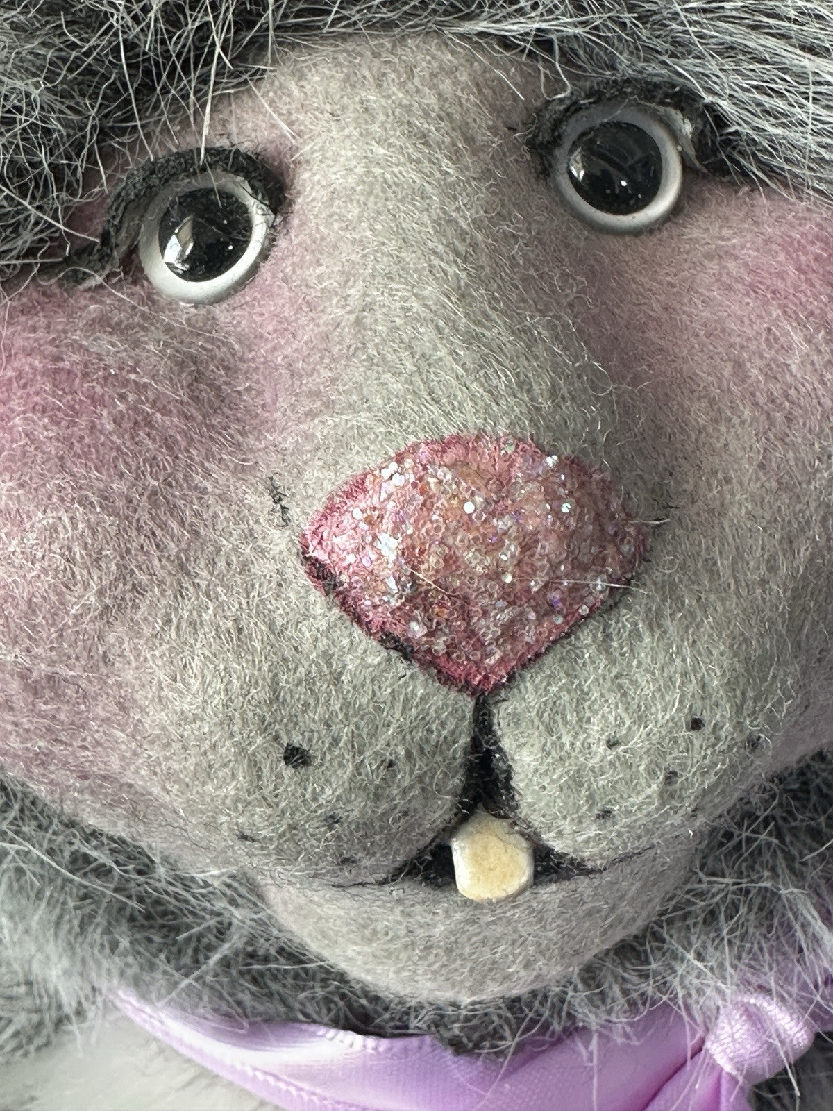 OOAK (?) Artist Handmade 16” Bunny Rabbit Doll Toy