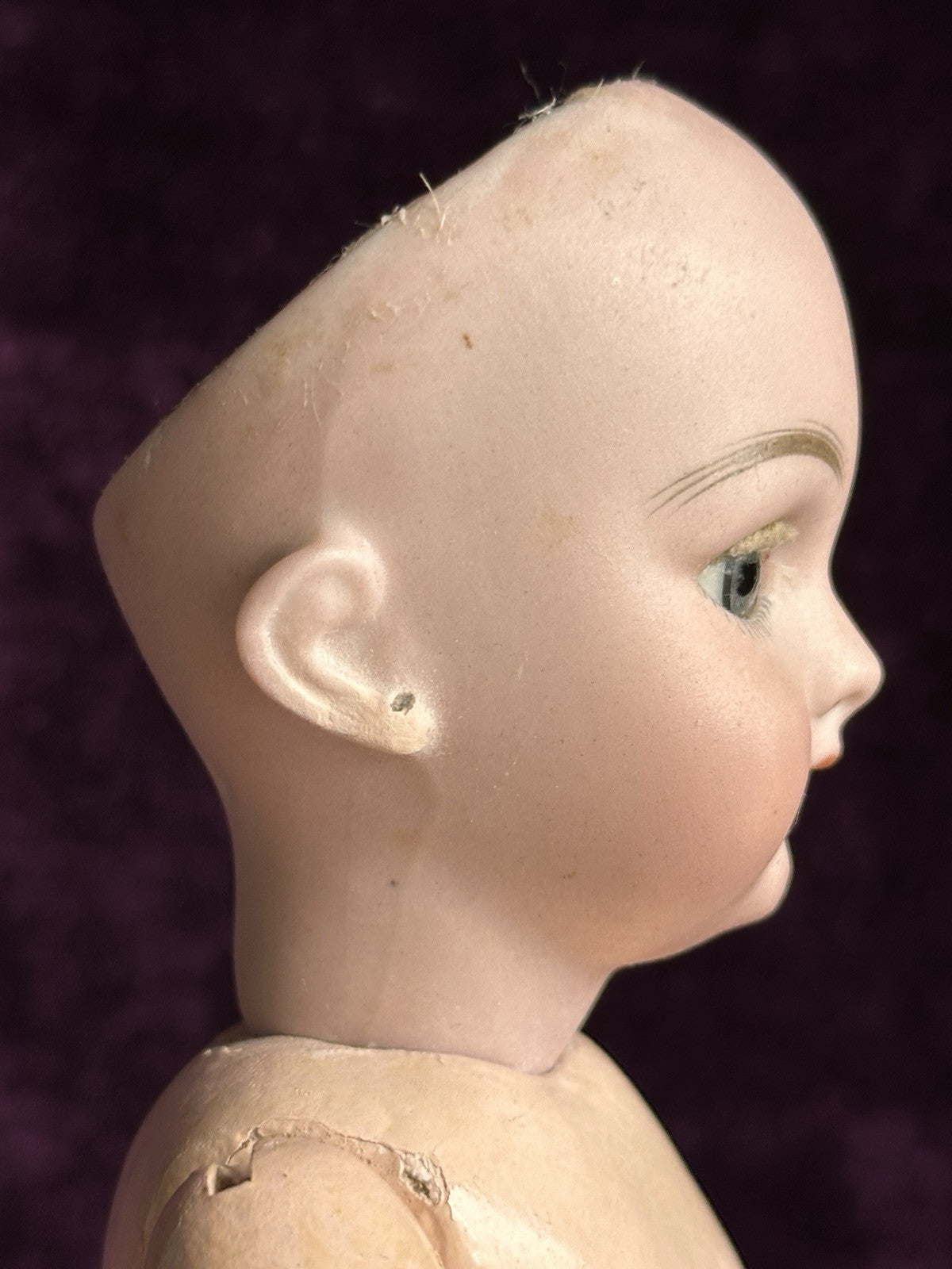 Antique German/French 10” Simon Halbig Dep Jumeau Milette Bisque Head Doll