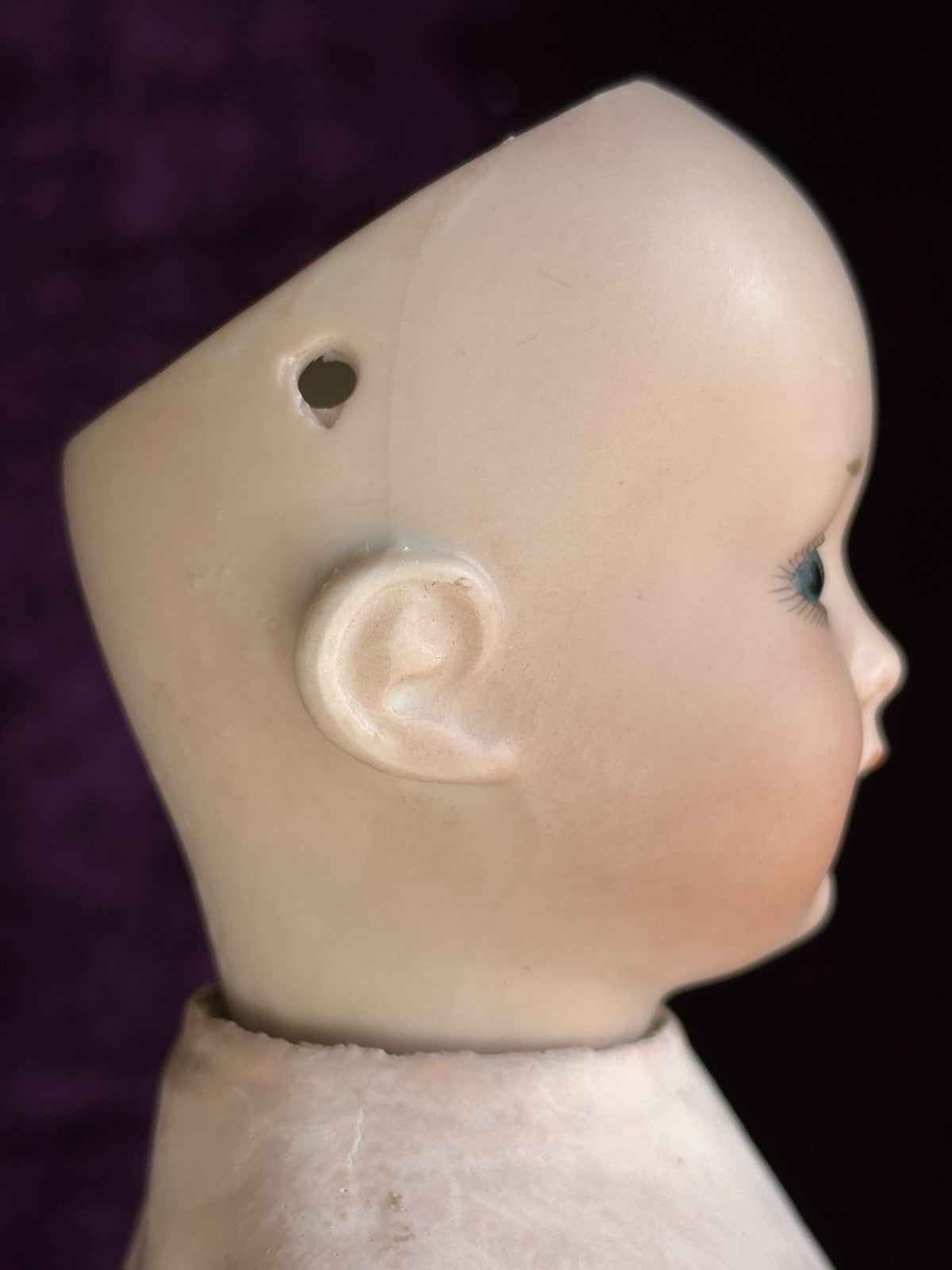 Antique German 9.5” Armand Marseille 590 Bisque Head Toddler Character Doll