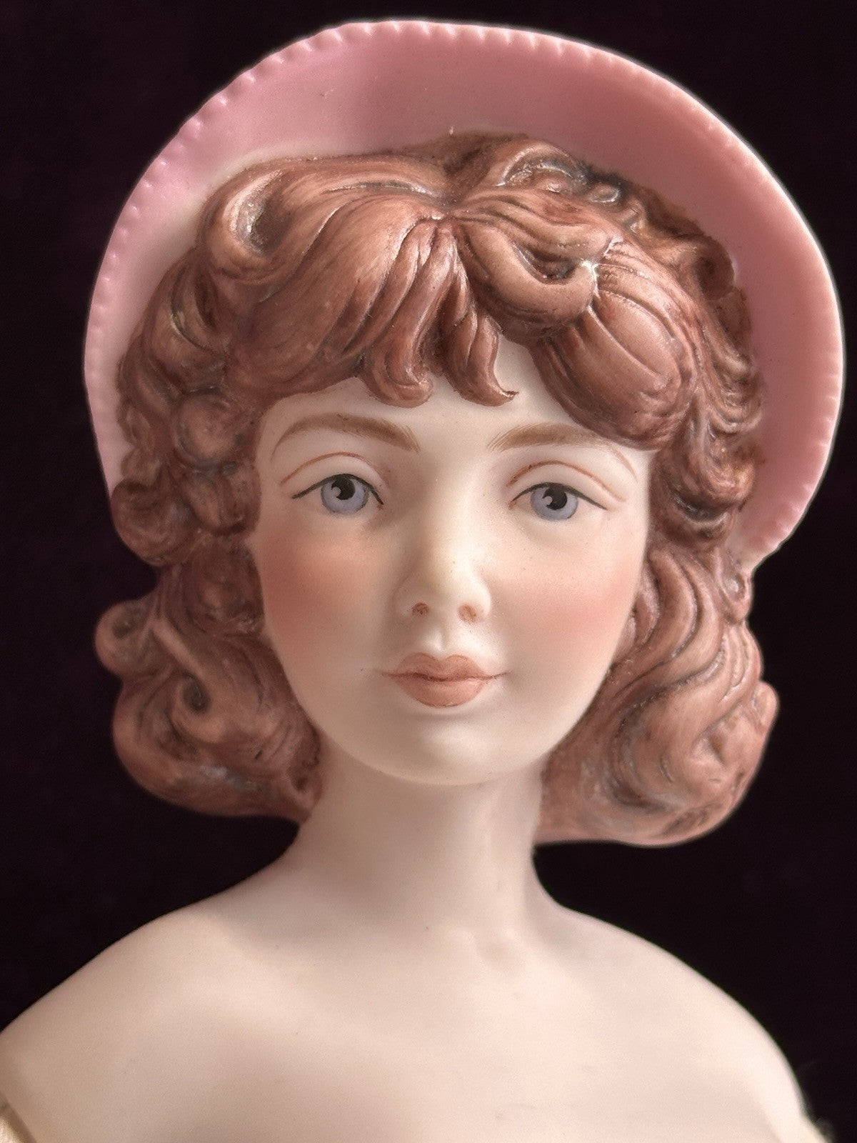 Vintage Porcelain Artist Pinkie and Blue Boy Dolls by Artist Clara Wade