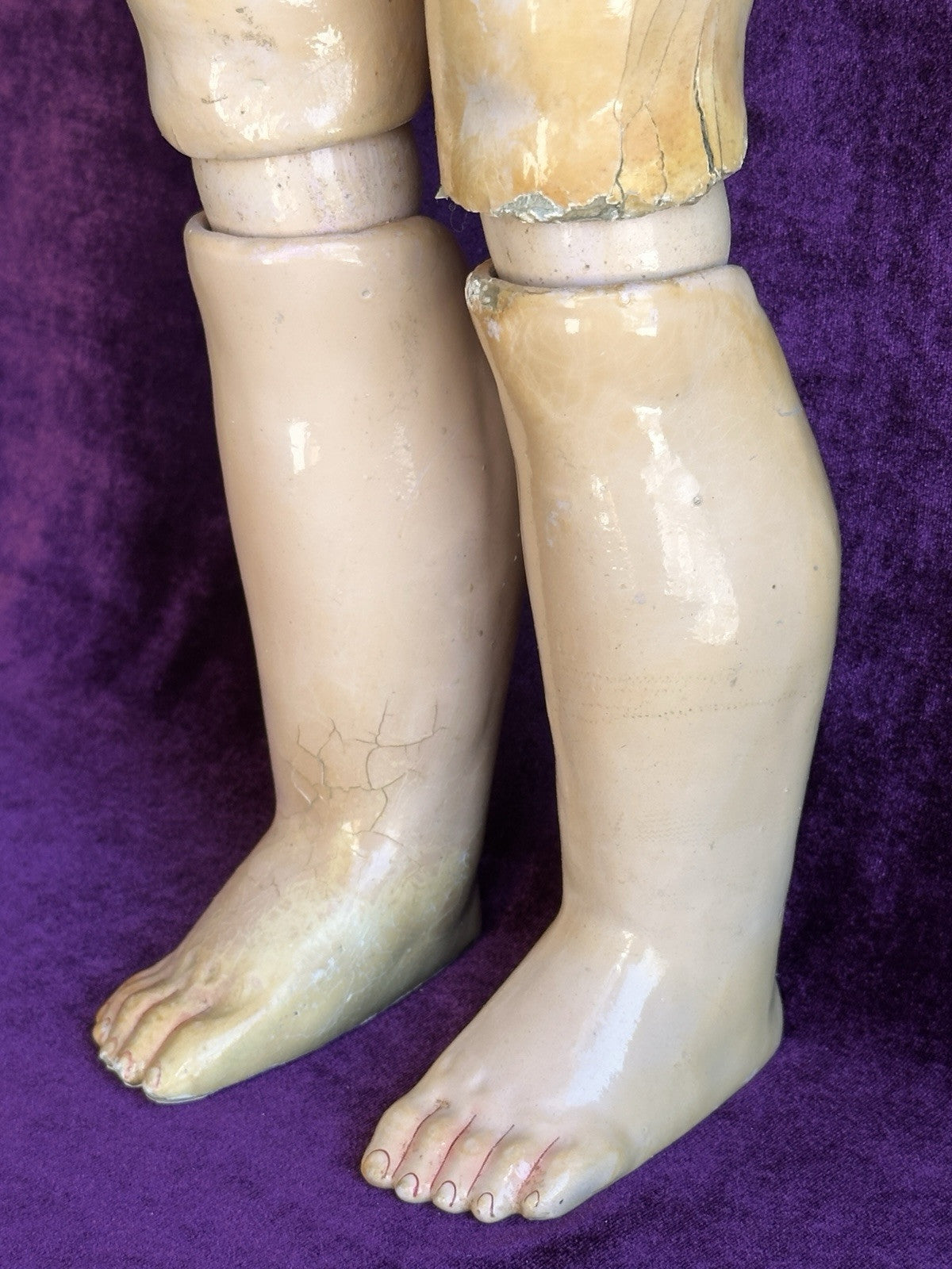 Antique German 27” Heinrich Handwerck 99 Dep Bisque Head Doll