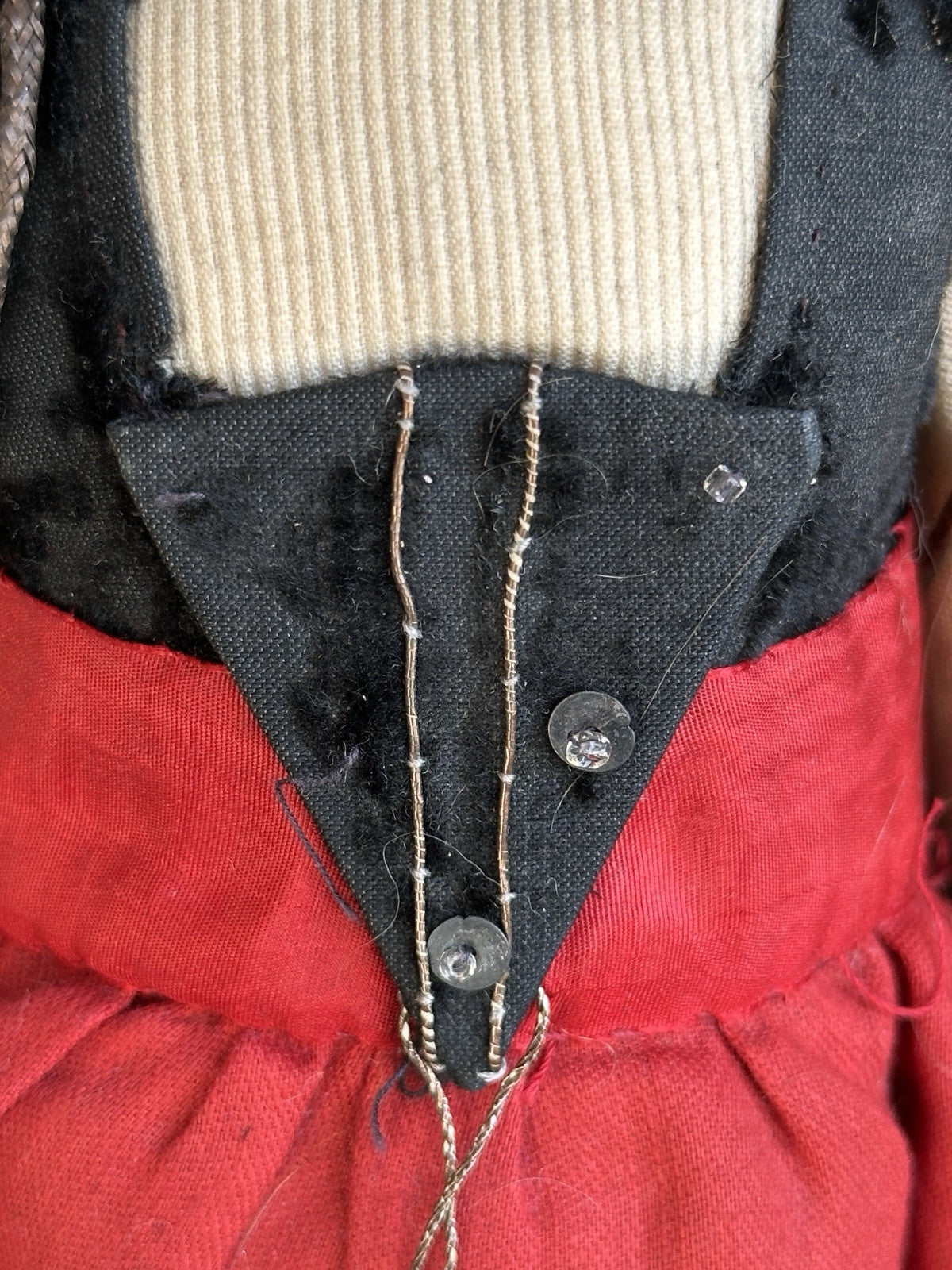 Antique German 13.5” Cloth Painted Bing (?) Doll