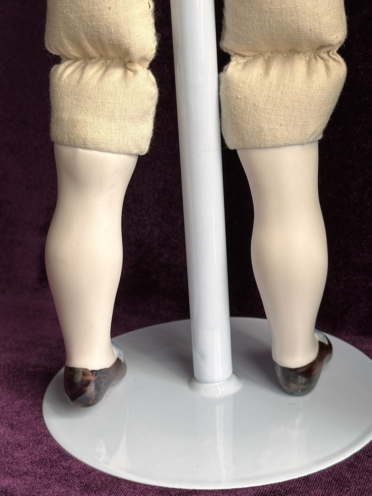 Vintage Porcelain Artist Pinkie and Blue Boy Dolls by Artist Clara Wade