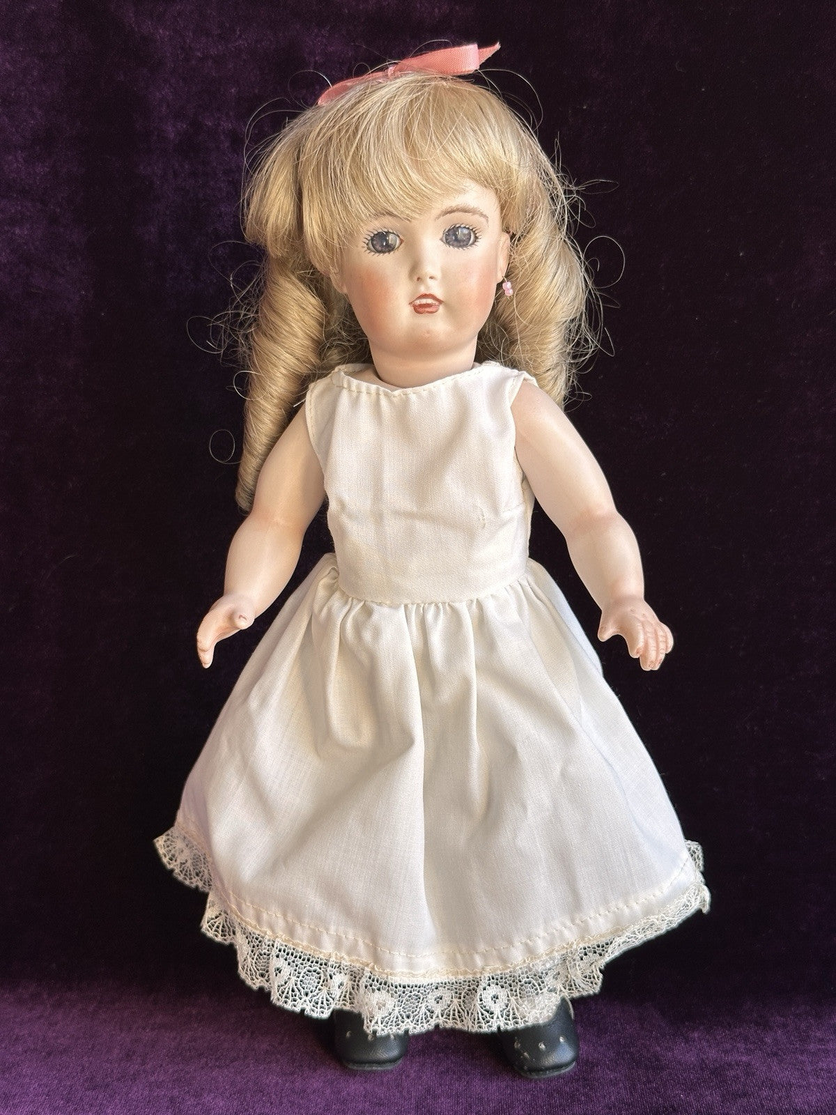 Collectible Porcelain 11.5” Reproduction of Antique German Kestner 171 Doll