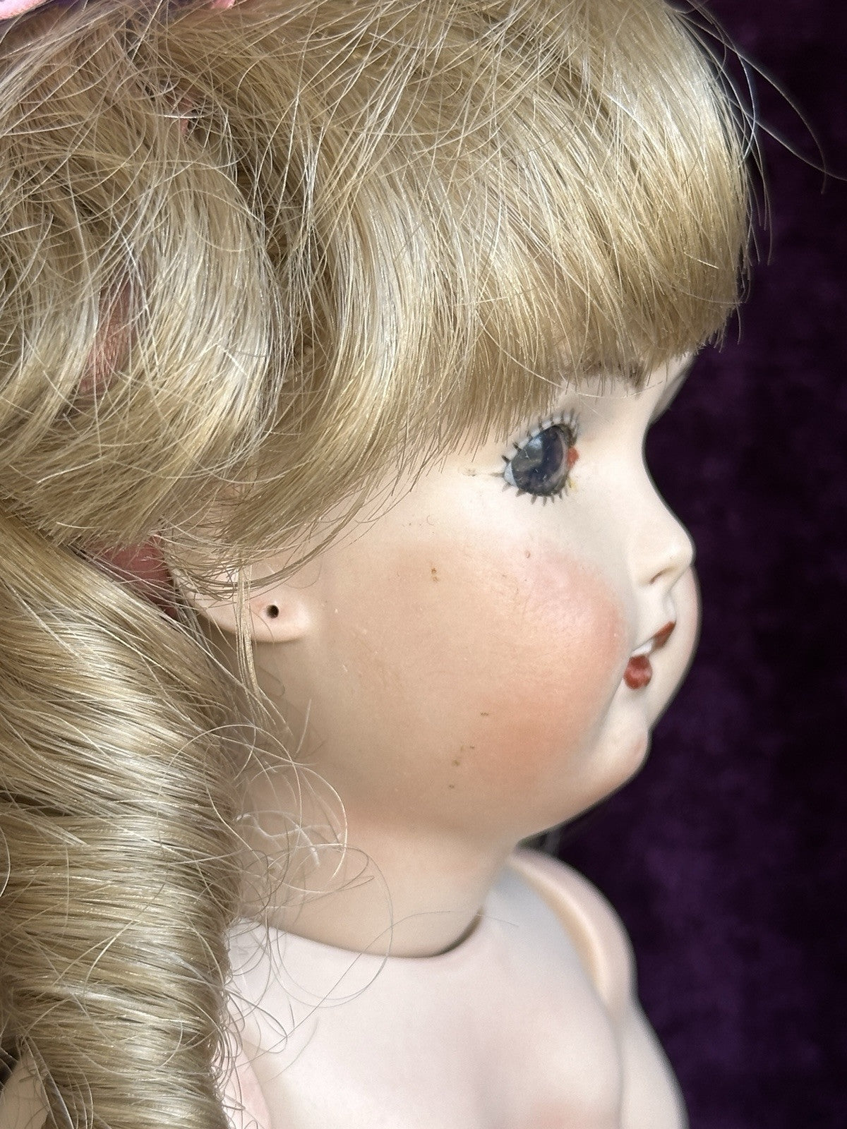 Collectible Porcelain 11.5” Reproduction of Antique German Kestner 171 Doll
