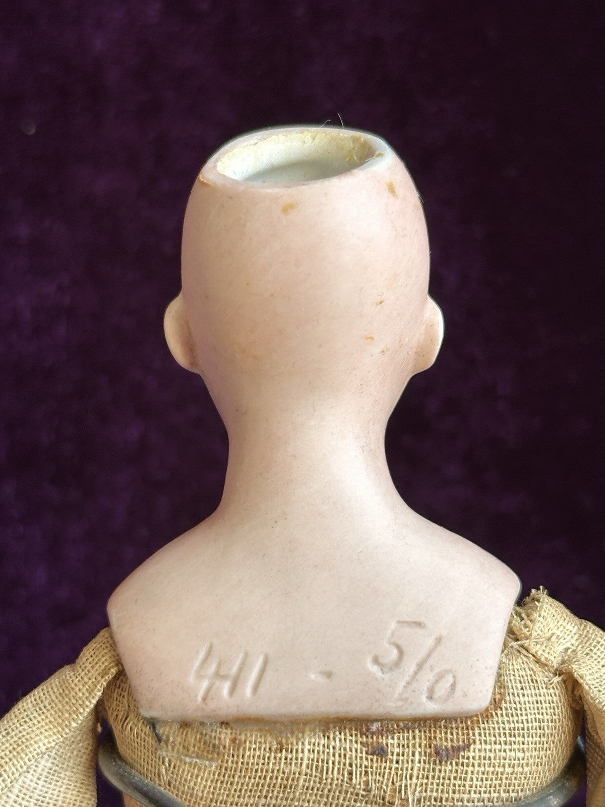 Rare Antique German 8” Halbig (?) 411 Bisque Head Gibson Style Lady Doll