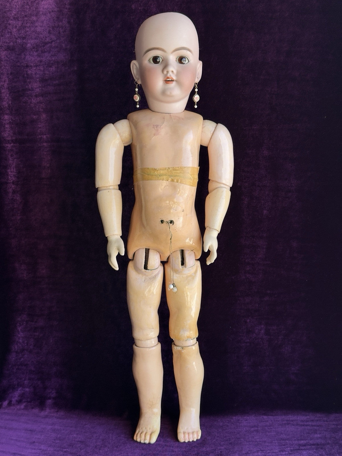 Antique German 27” Heinrich Handwerck 99 Dep Bisque Head Doll