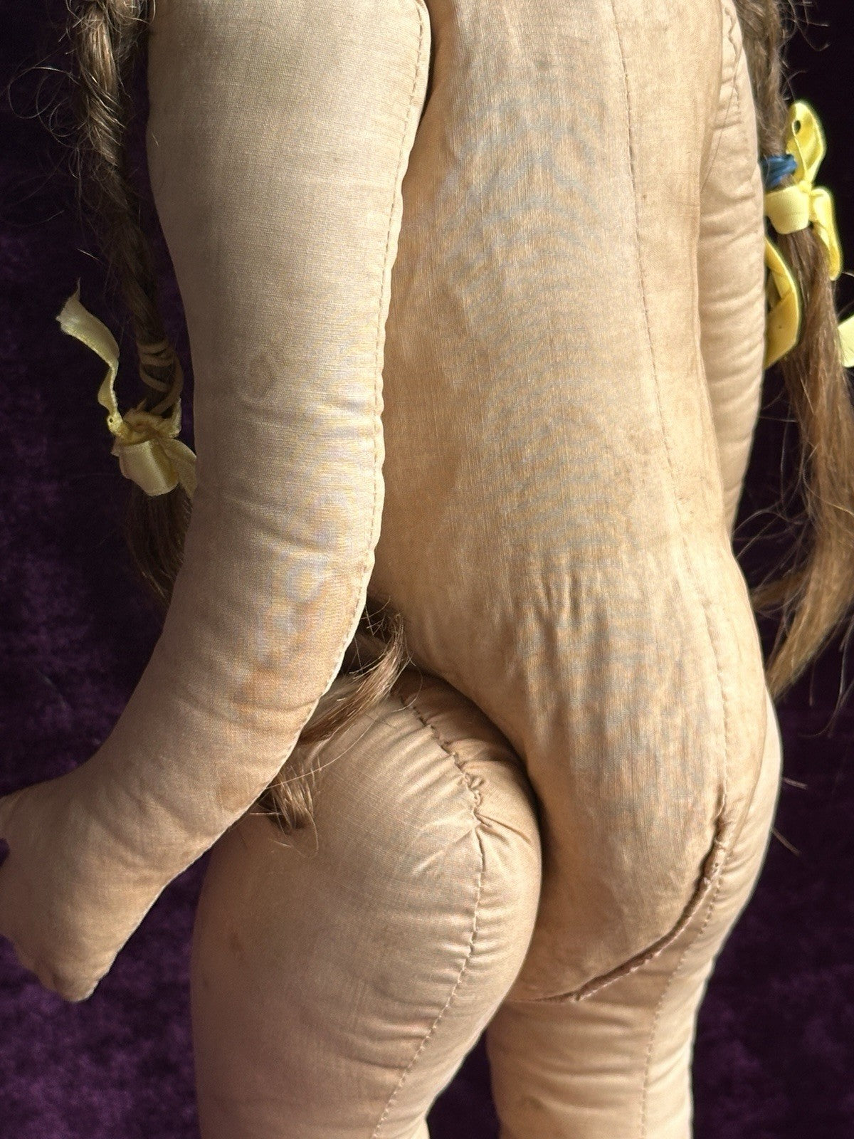 Large Vintage French 21” Gre-Poir Felt Cloth Doll