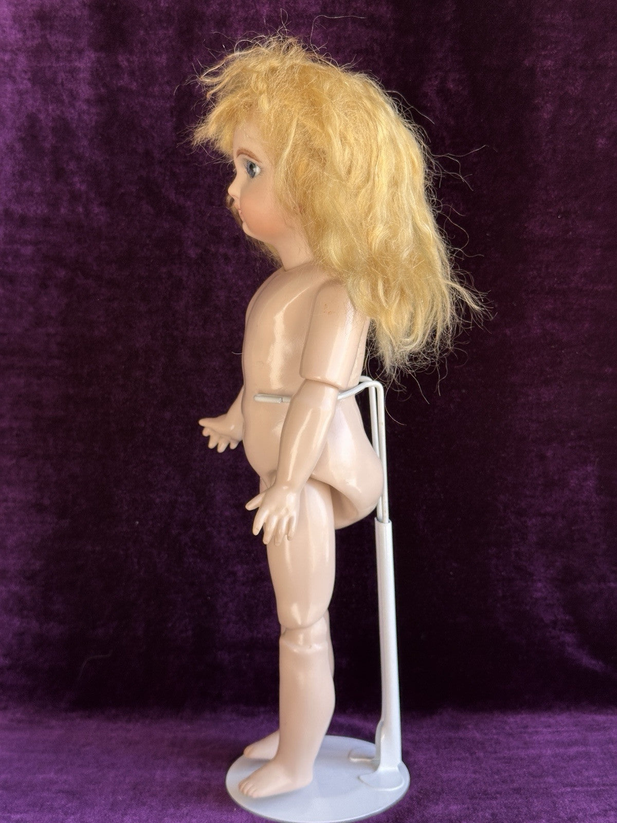 Vintage Porcelain/Composition Reproduction of Antique French Jumeau Doll
