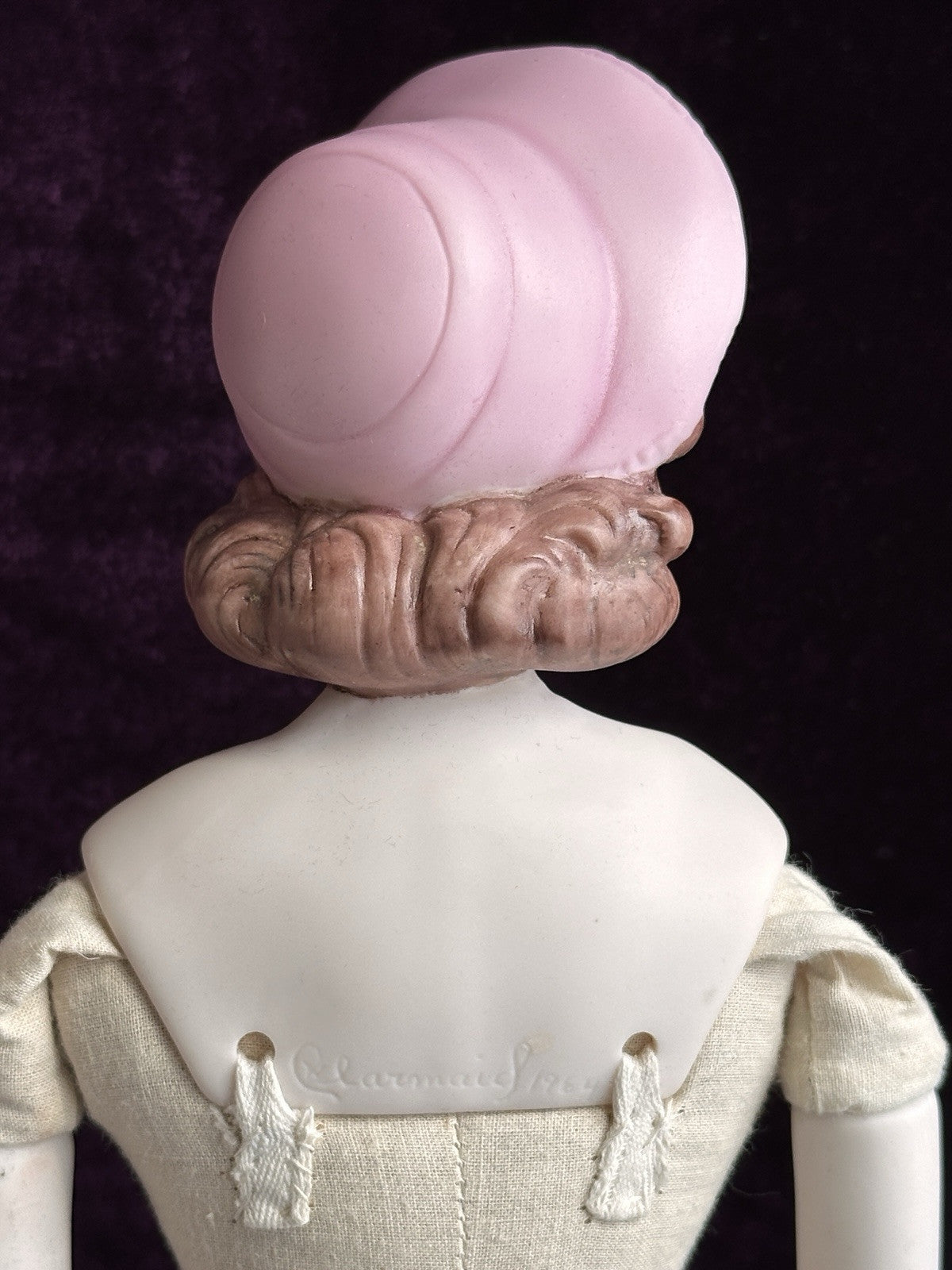 Vintage Porcelain Artist Pinkie and Blue Boy Dolls by Artist Clara Wade
