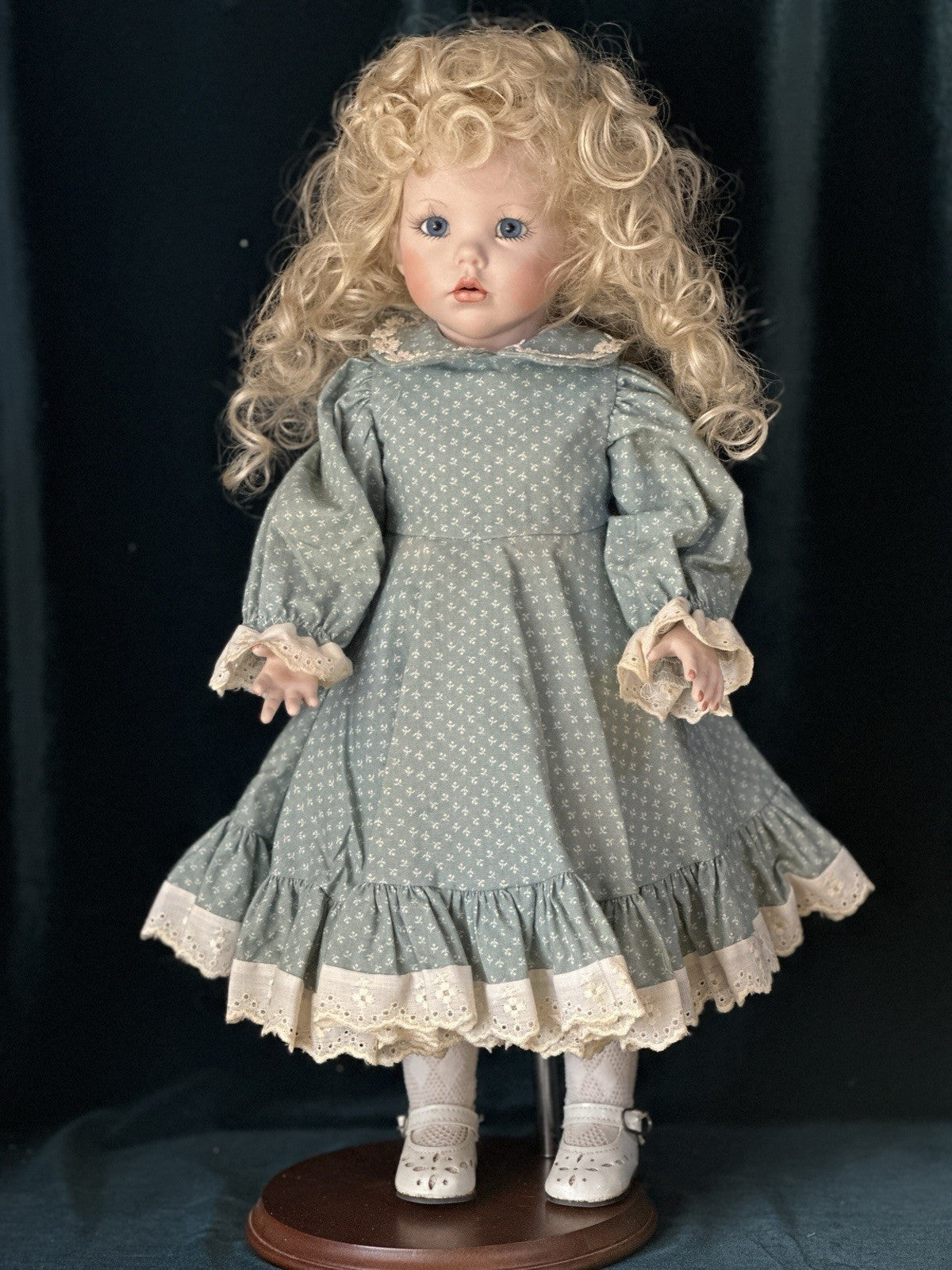 Artist Reproduction Of “Hilary” by Dianna Effner 18” Porcelain Doll