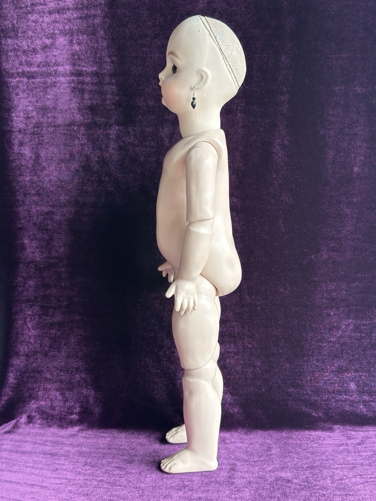 Porcelain 21” Reproduction of Antique French Paris PAN Henri Delecroix Doll