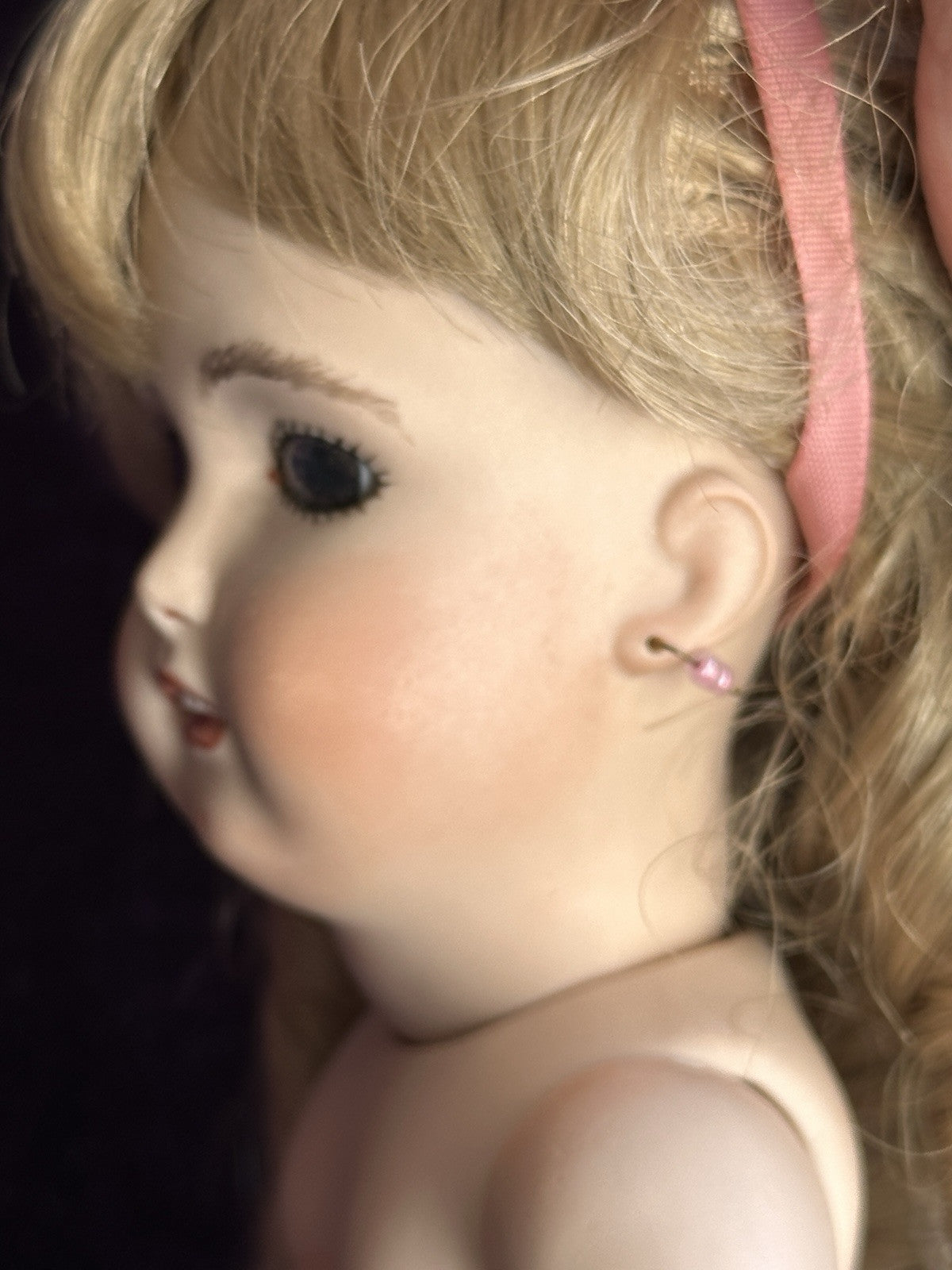 Collectible Porcelain 11.5” Reproduction of Antique German Kestner 171 Doll