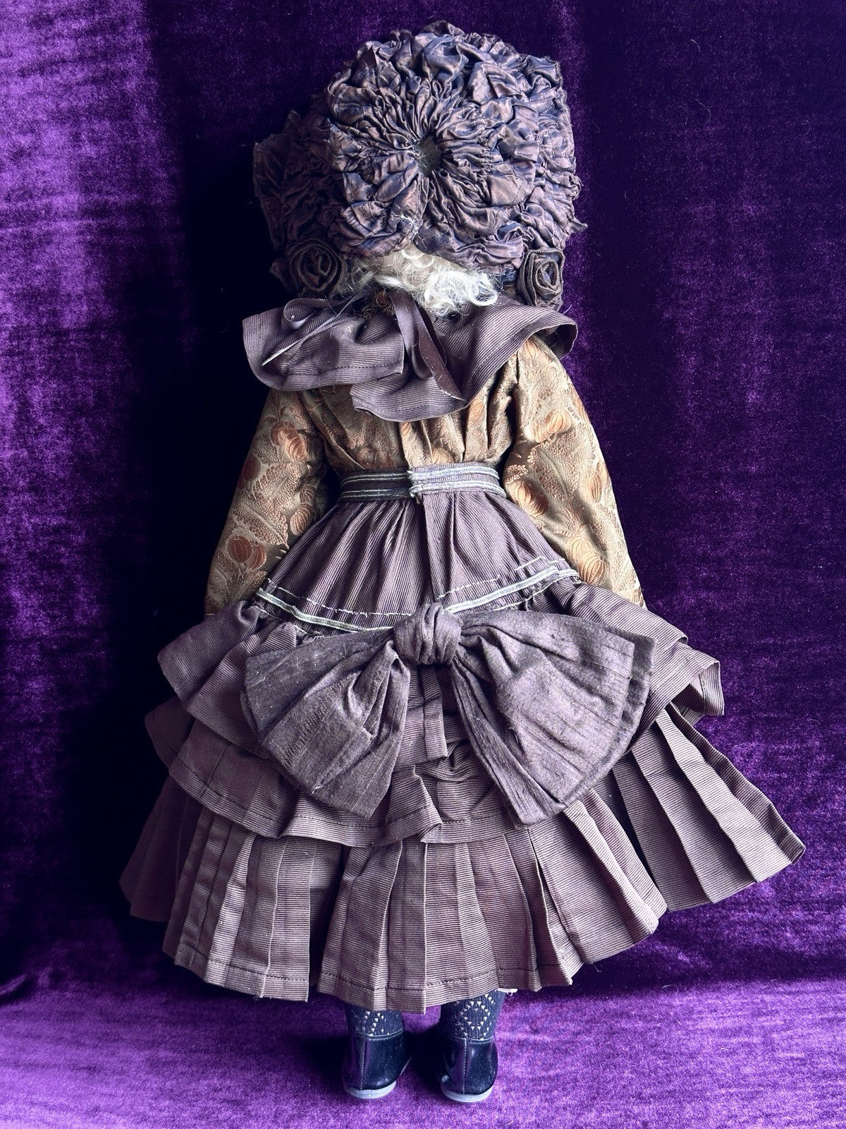 Porcelain 21” Reproduction of Antique French Paris PAN Henri Delecroix Doll