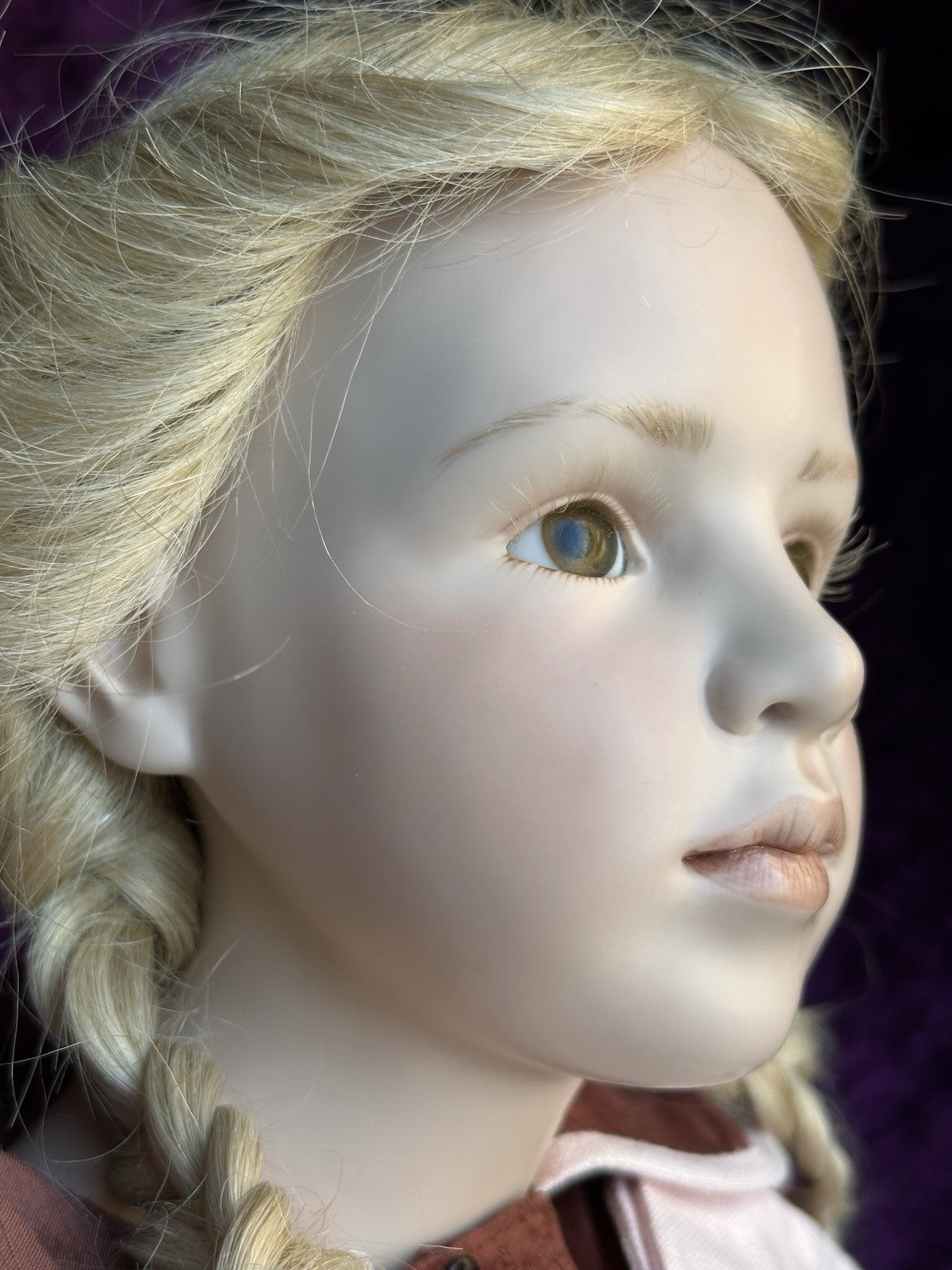 German 36” Hildegard Gunzel Wax Over Porcelain Camee Doll in Box LE USA 25