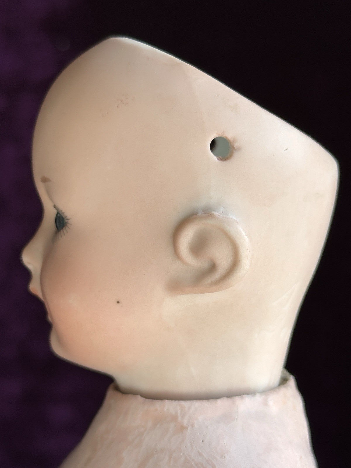 Antique German 9.5” Armand Marseille 590 Bisque Head Toddler Character Doll
