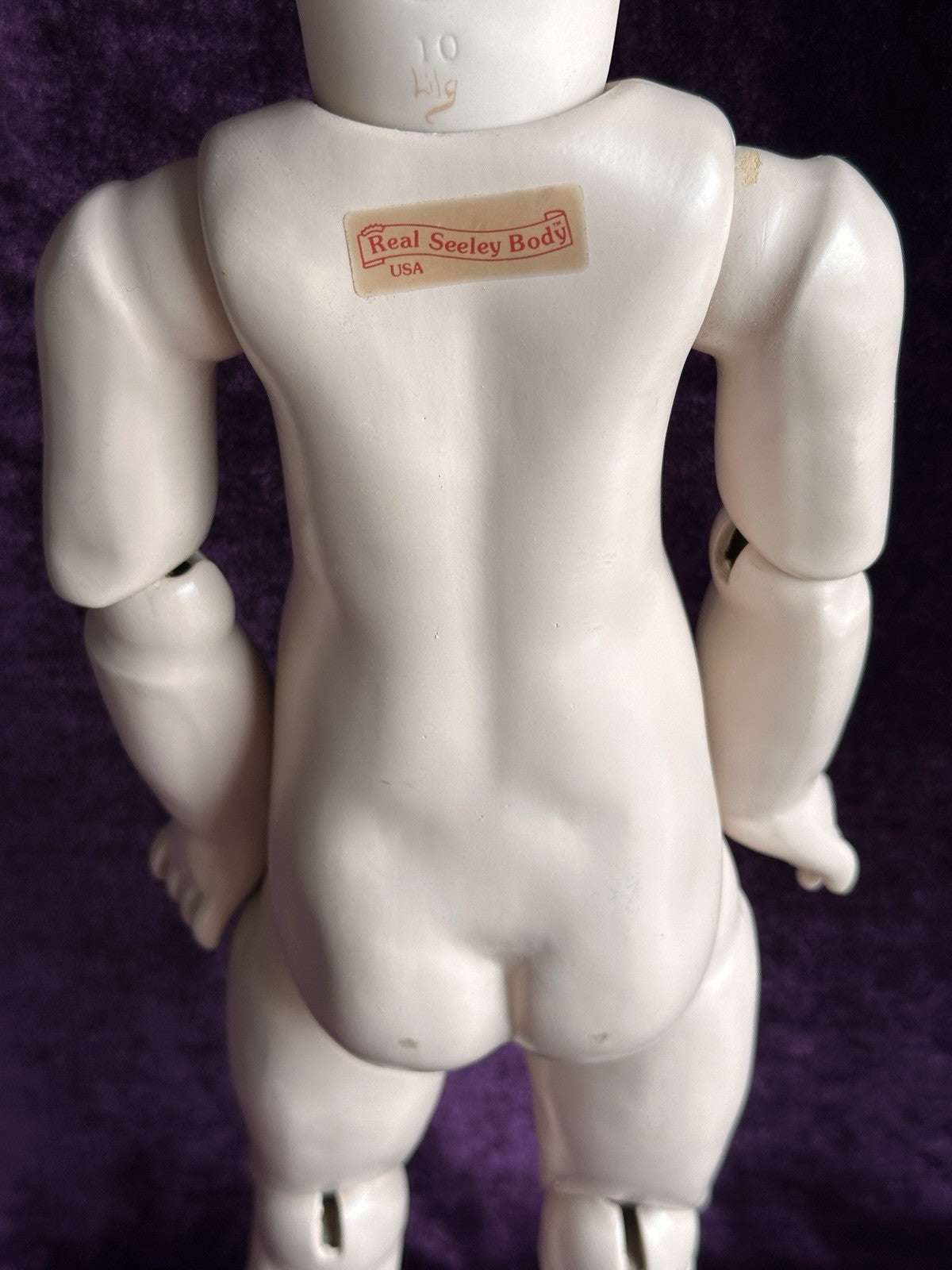 Porcelain 21” Reproduction of Antique French Paris PAN Henri Delecroix Doll