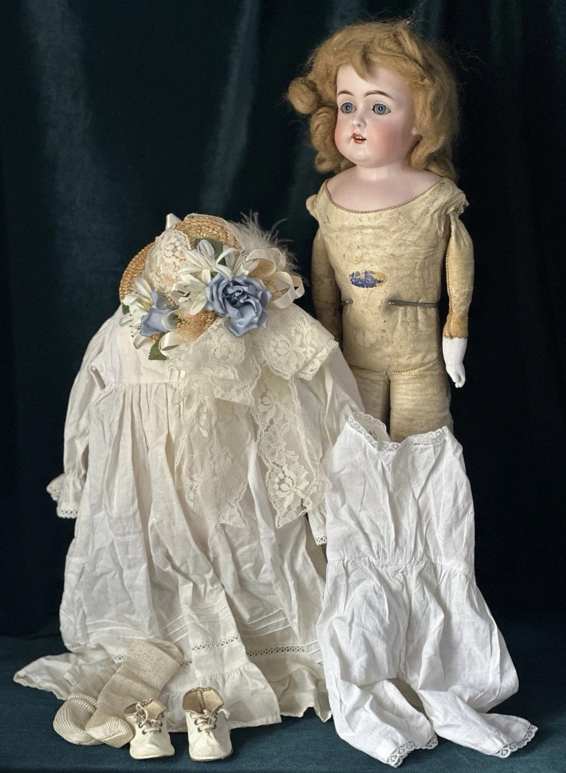 Antique JDK Kestner Mold 147 Bisque Head 21” Doll