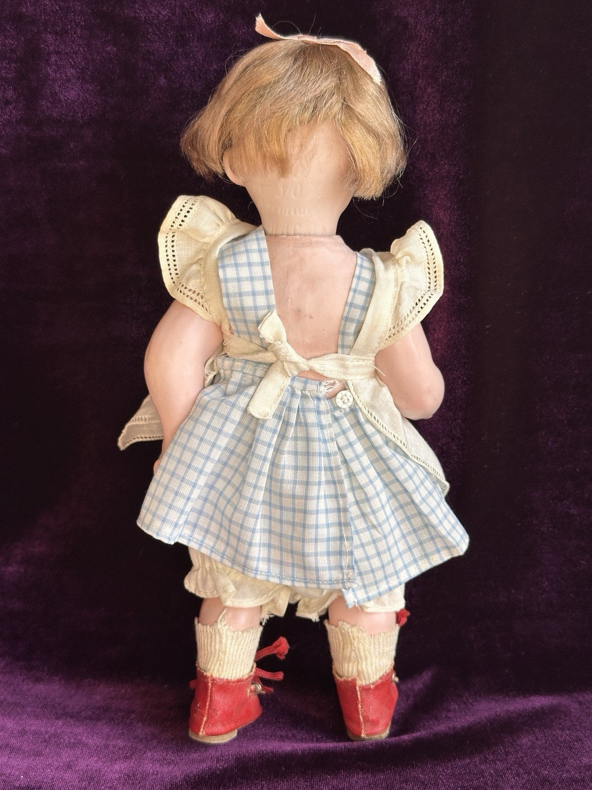 Antique German 9.5” Armand Marseille 590 Bisque Head Toddler Character Doll