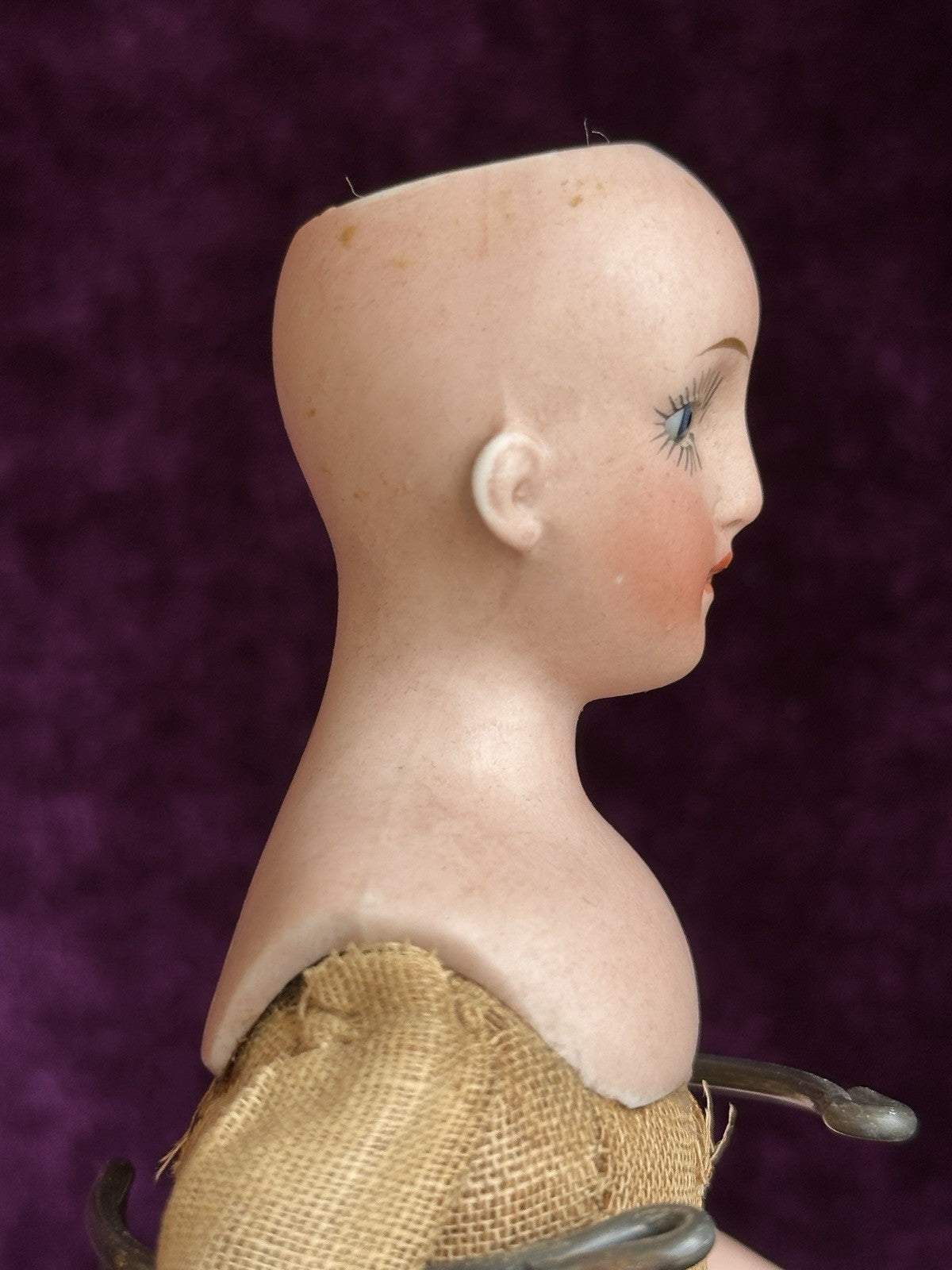 Rare Antique German 8” Halbig (?) 411 Bisque Head Gibson Style Lady Doll