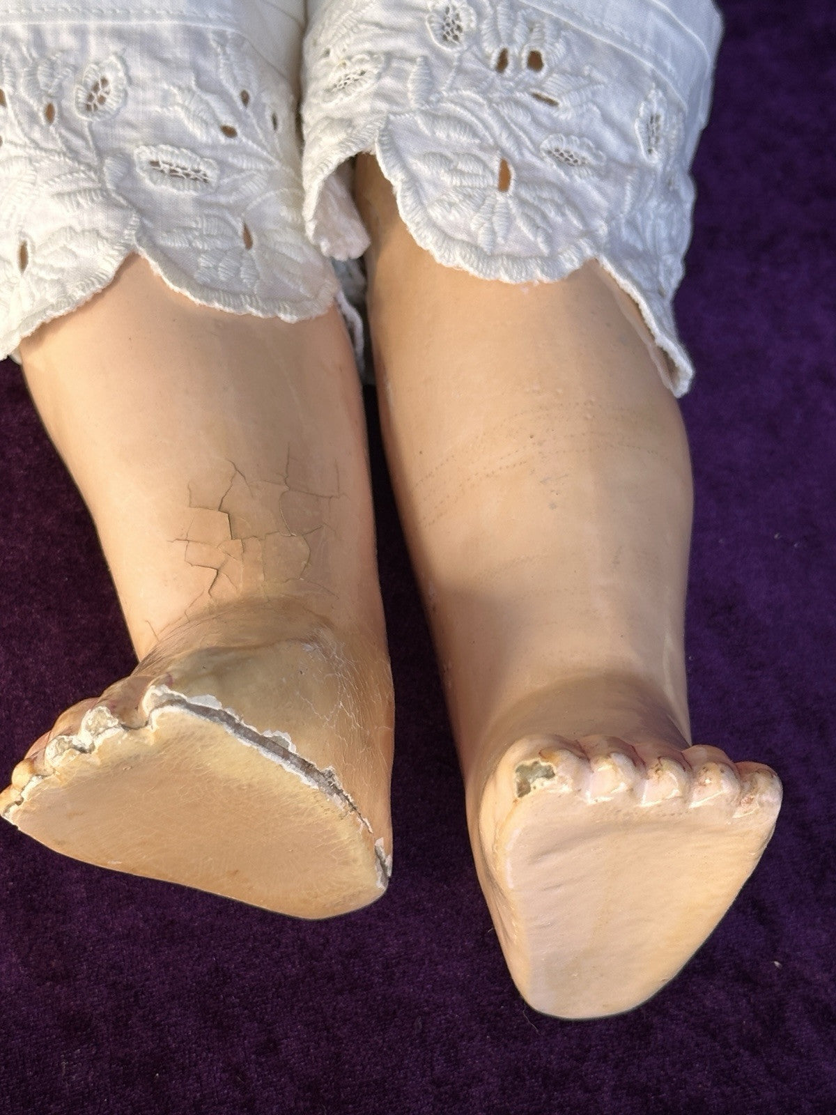 Antique German 27” Heinrich Handwerck 99 Dep Bisque Head Doll
