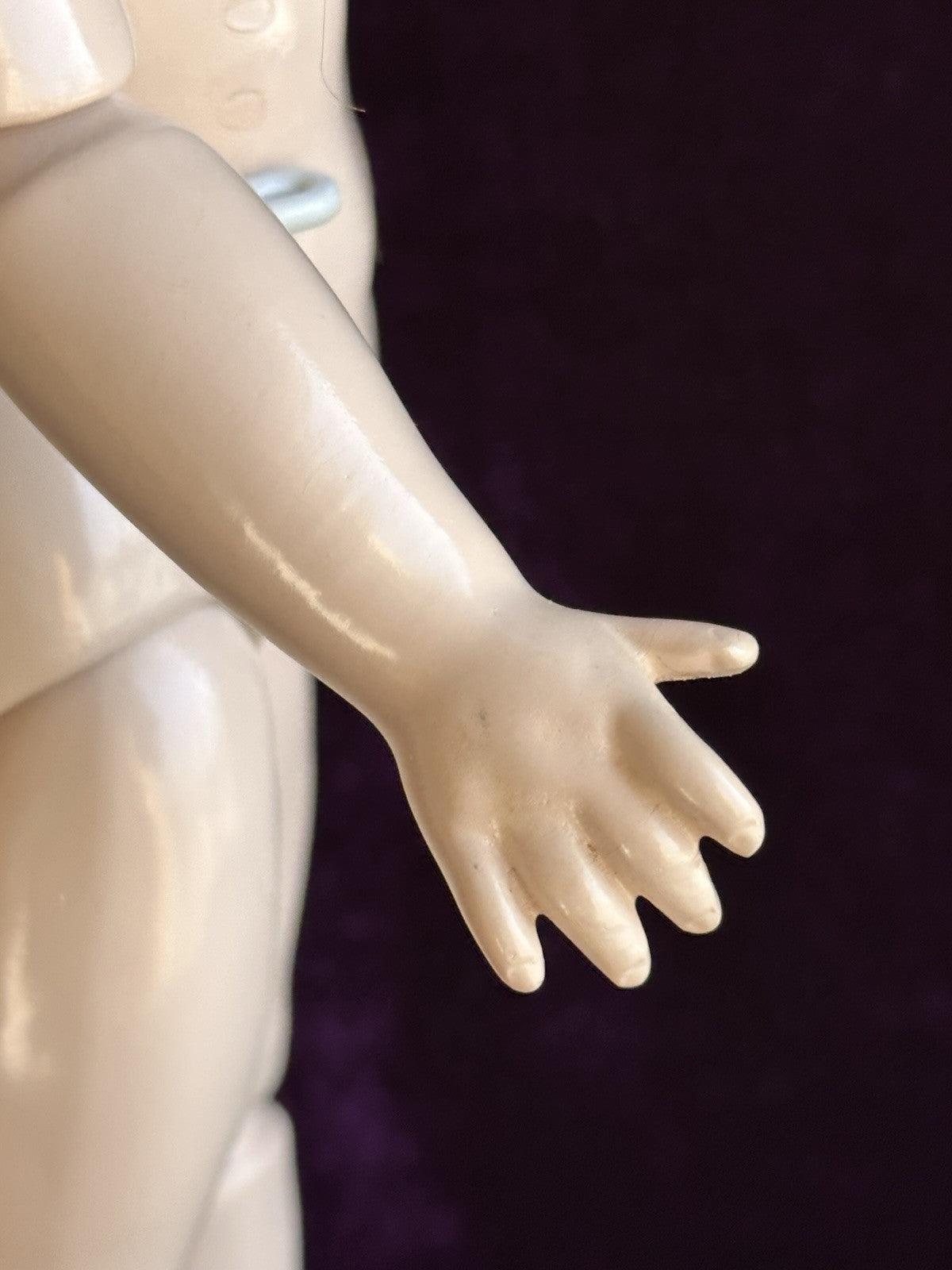 Vintage Porcelain/Composition Reproduction of Antique French Jumeau Doll