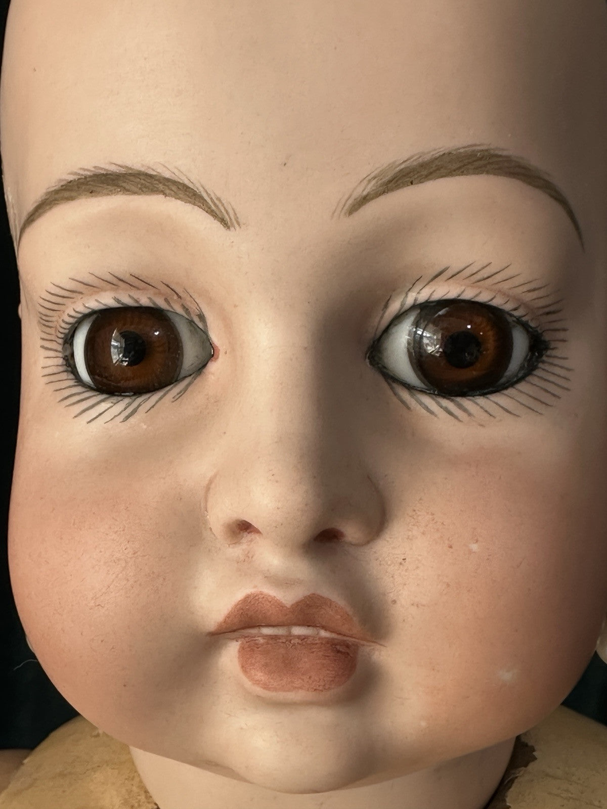 Antique Doll Original French JUMEAU Composition Body Repro Head Of Bru Jne