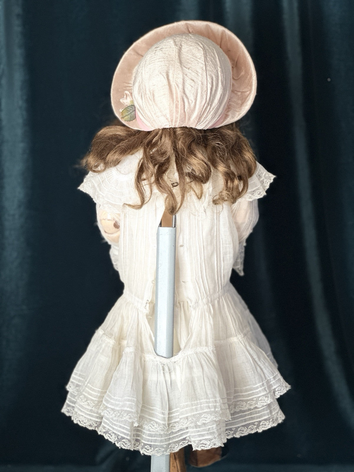 Antique German 19” Kestner 161 Child Doll Bisque Head Composition Body