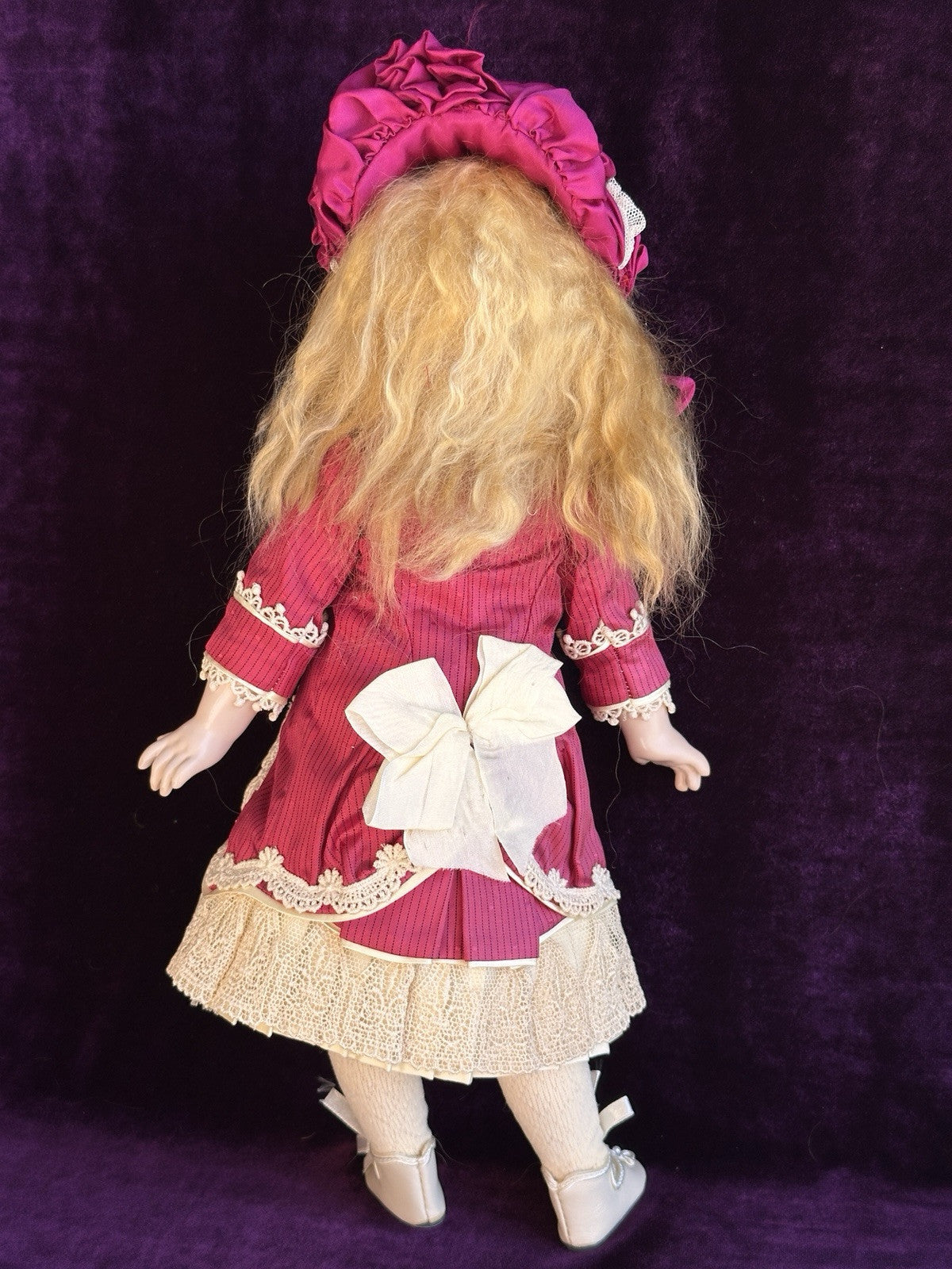 Vintage Porcelain/Composition Reproduction of Antique French Jumeau Doll