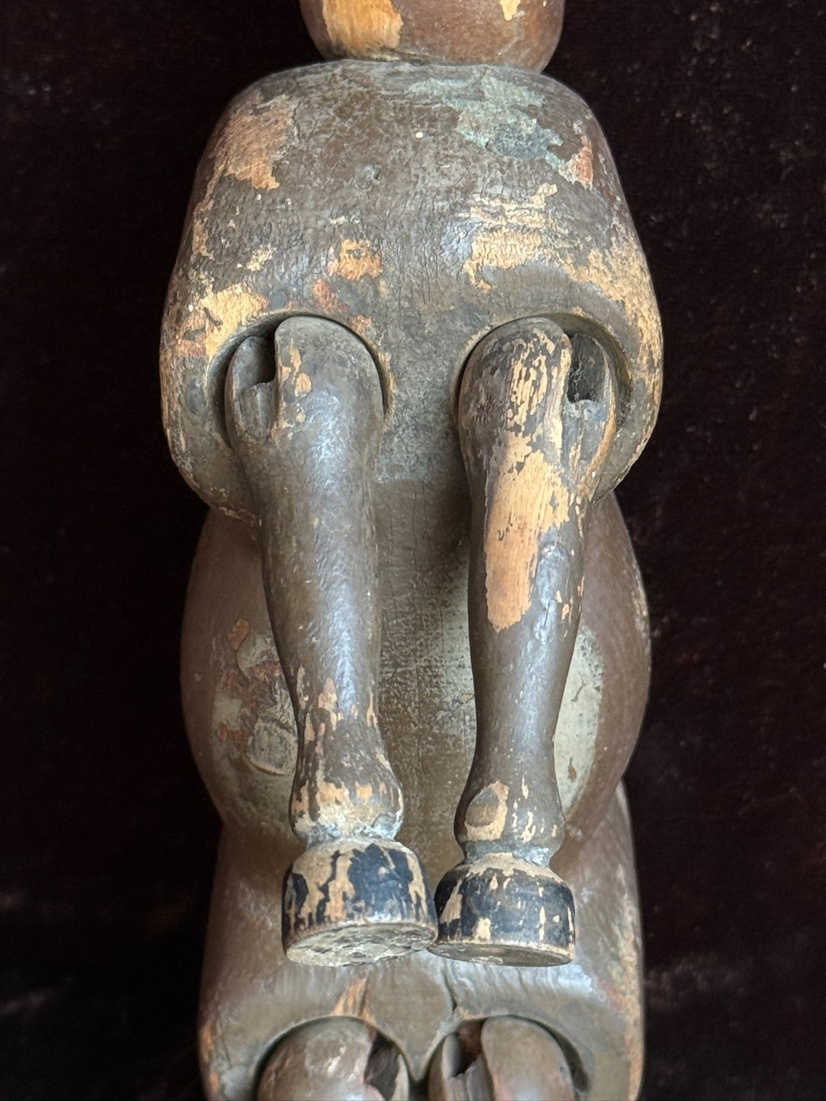 Antique American Schoenhut Humpty Dumpty Wooden Jointed Horse