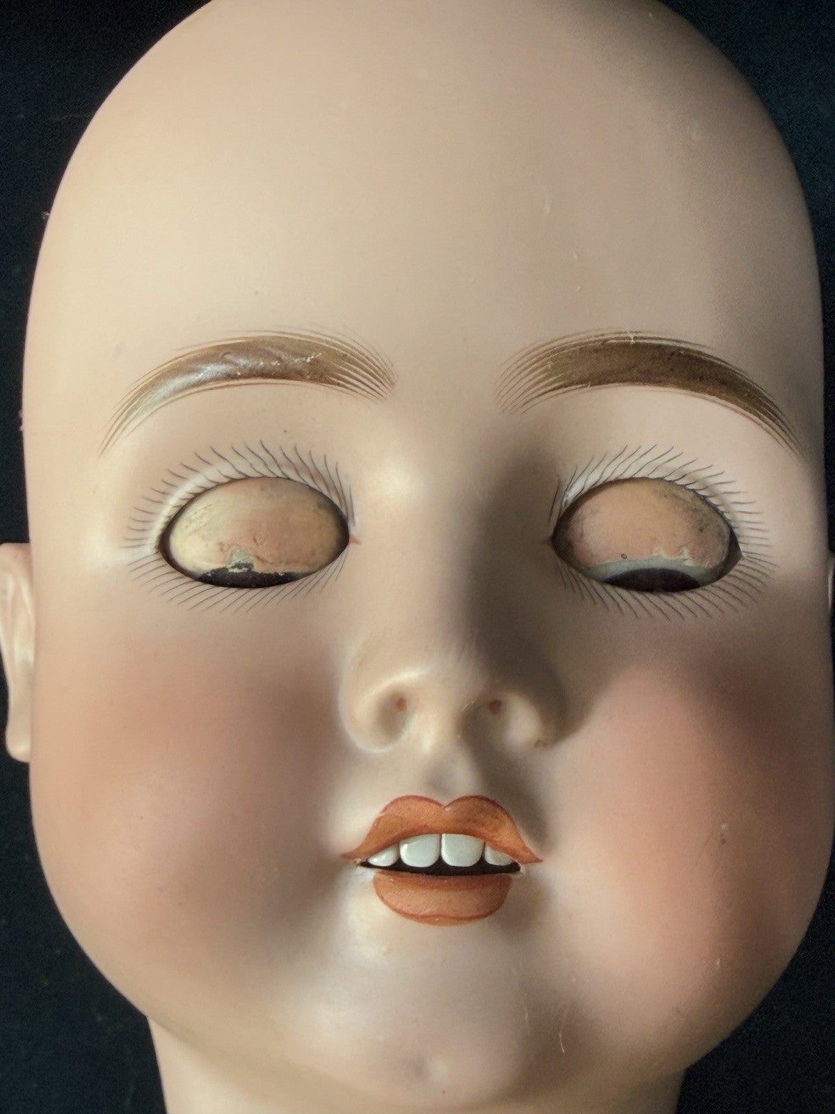 Antique German 27” Adolf Wislizenus Doll Bisque Head Composition Body
