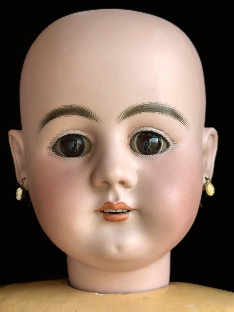 Large Antique German 31” Early Heinrich Handwerck 79 Bisque Head Doll