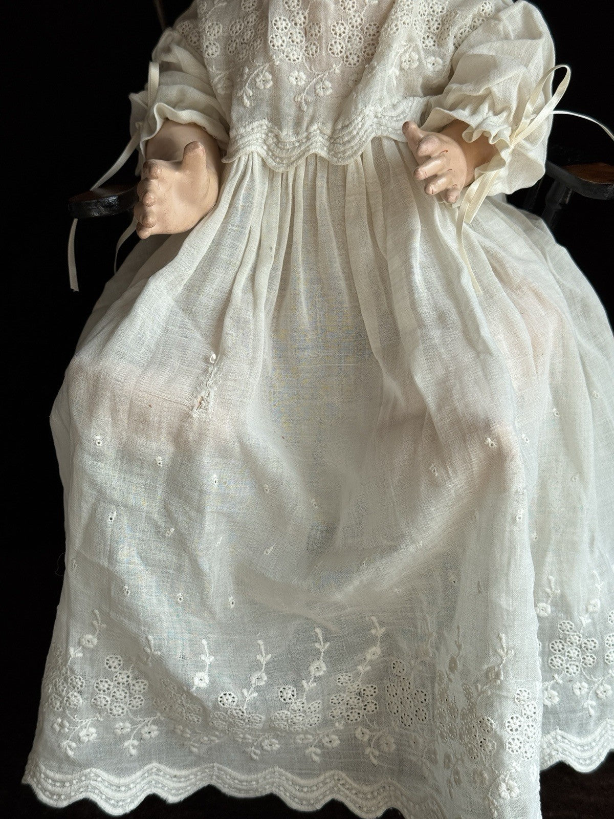 Antique Japan 16” Bisque Head Morimura Brothers Baby Doll
