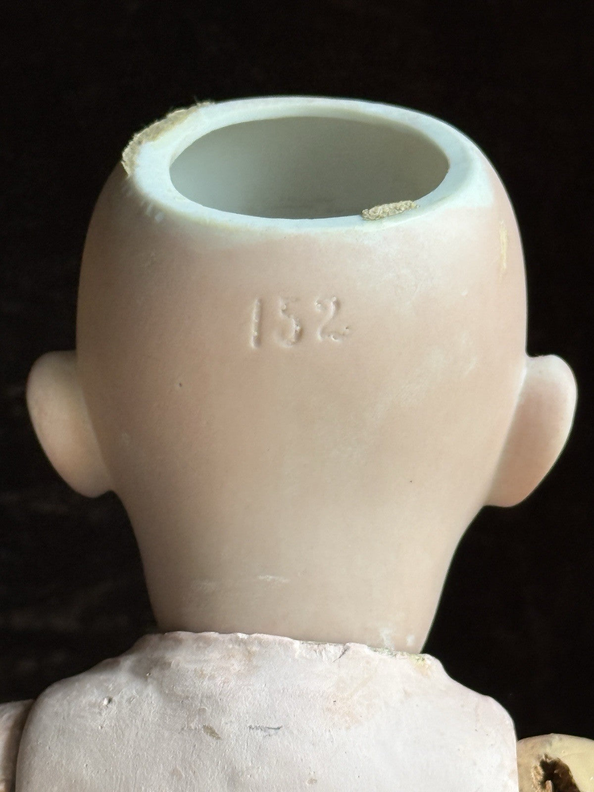 Antique German 11” Hertel Schwab 152 Bisque Head Baby Doll