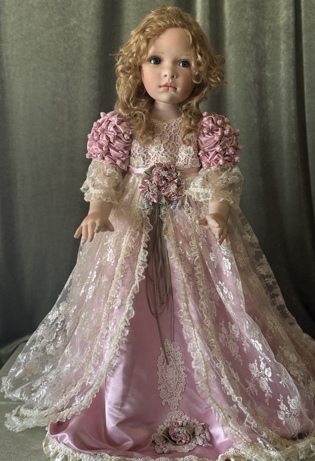 Porcelain 31” Doll “Christlyn” by Pamela Erff LE 200 Tag For Masterpiece Gallery