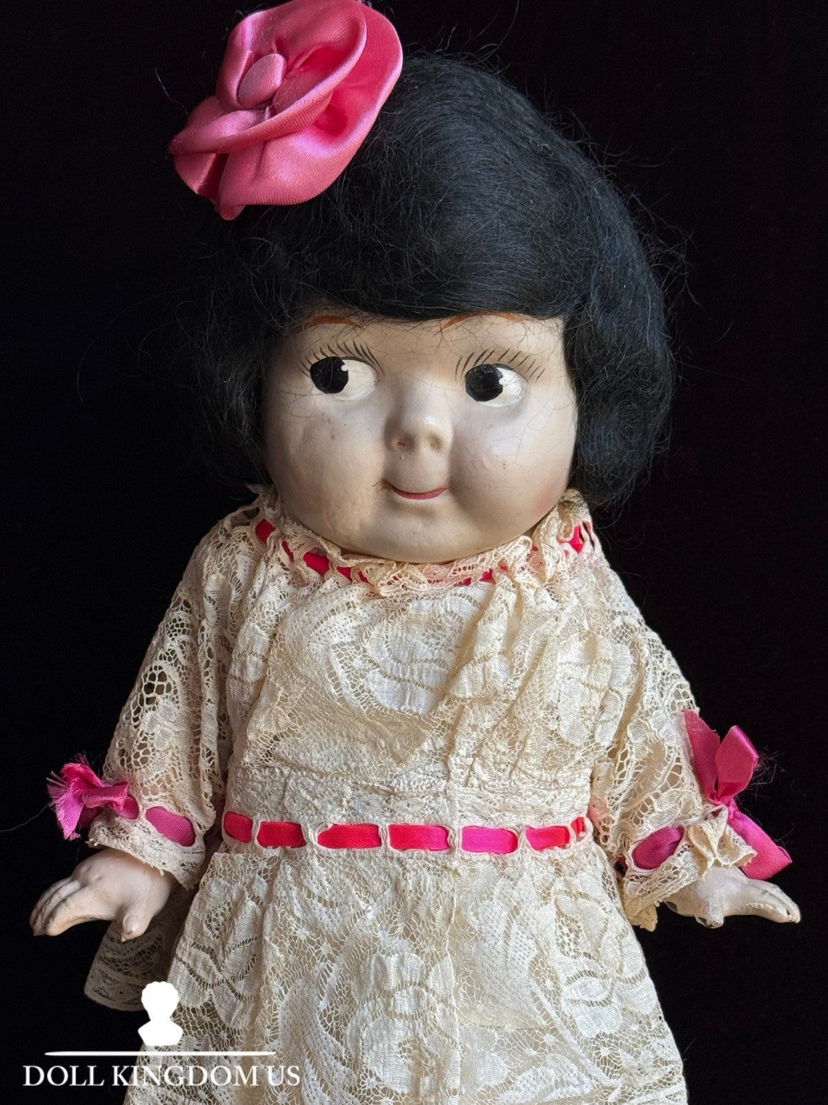 Vintage American 13” Betty Lee Buddy Lee Sister Composition Doll