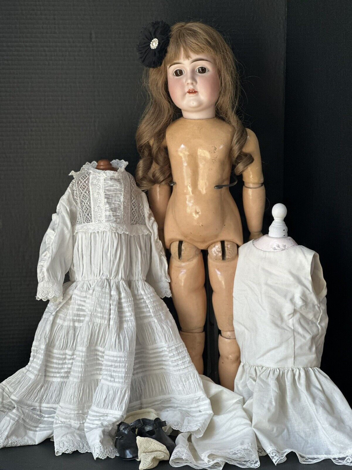 Large 28” JDK Kestner Mold 146(?)  Doll Bisque Head/Composition Body