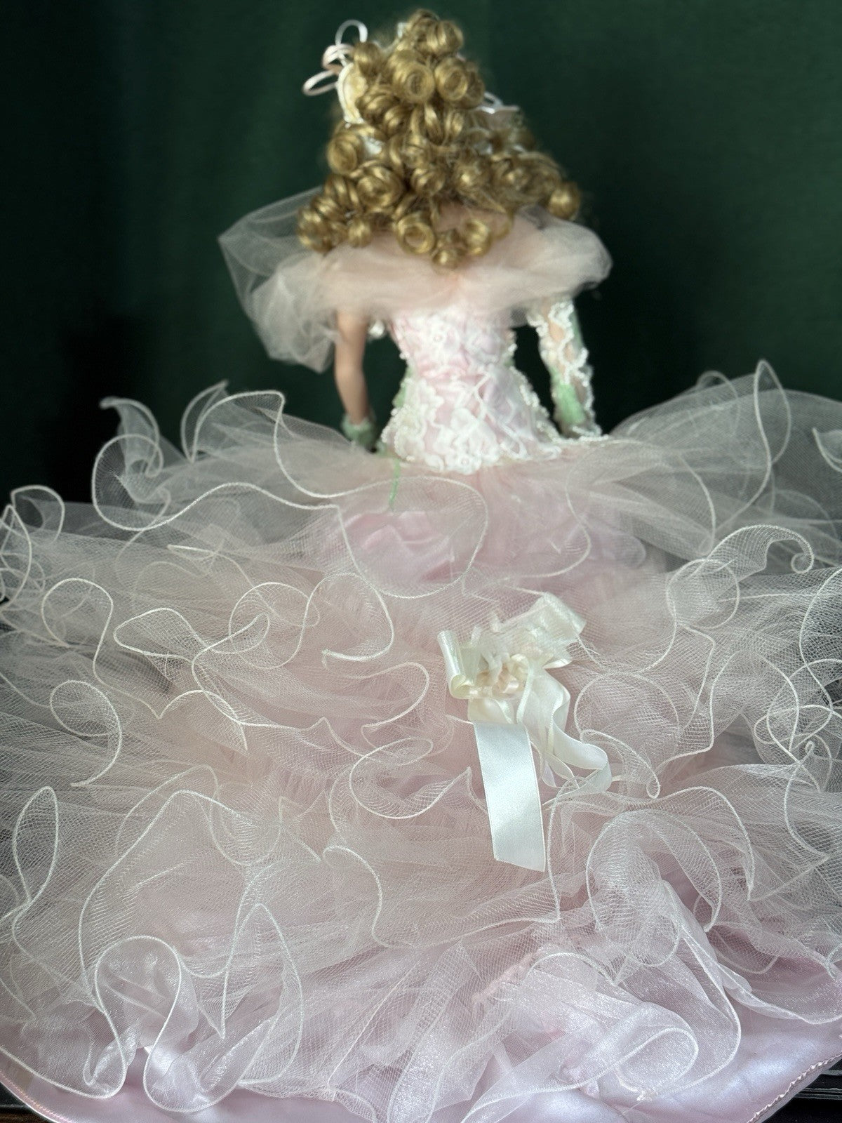 Collectible 20” Porcelain Doll “Strawberry Ice” by Rustie LE 1000 With Stand