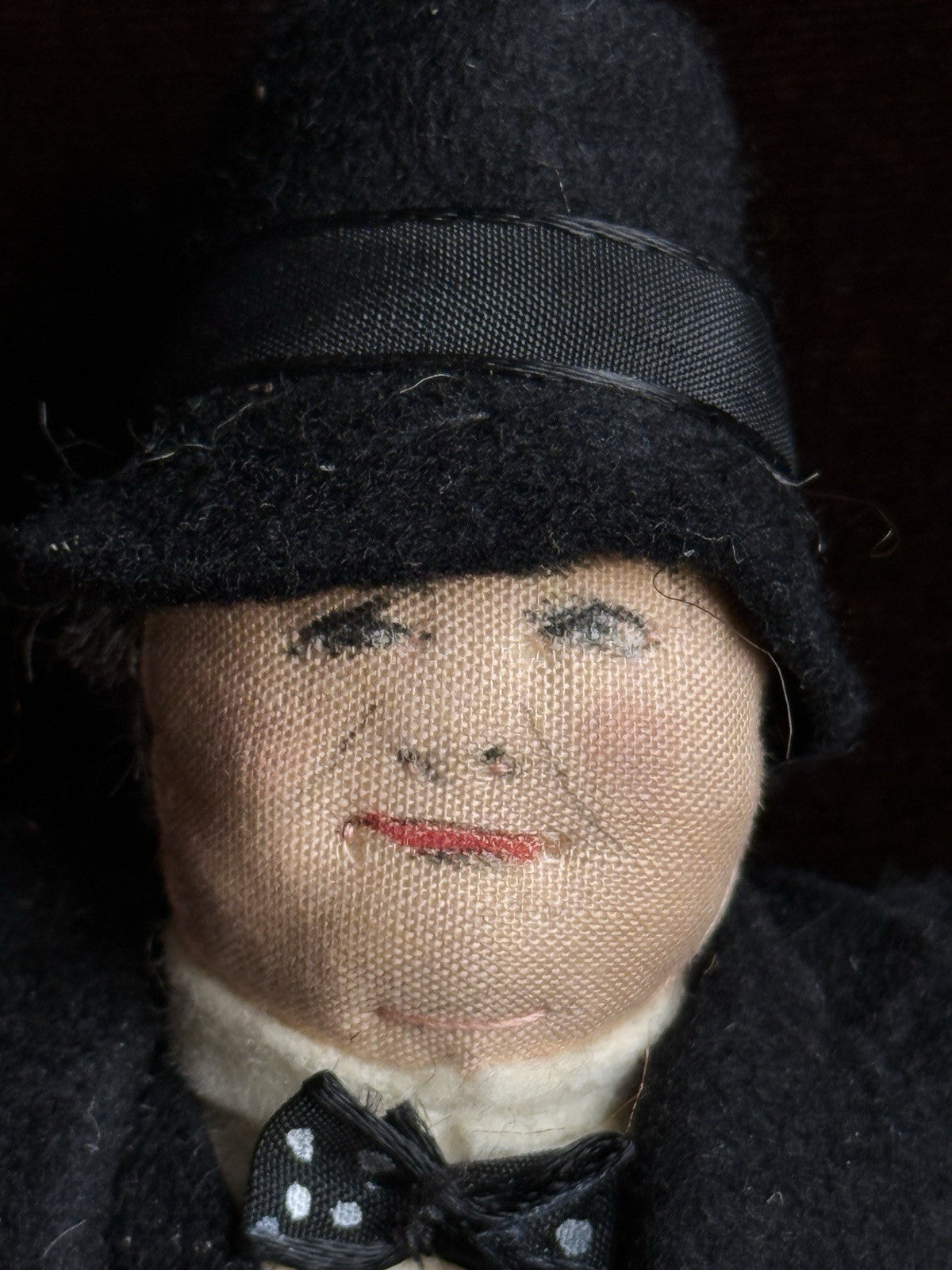 Vintage 9.5” Winston Churchill Made in England by Liberty of London Cloth Doll